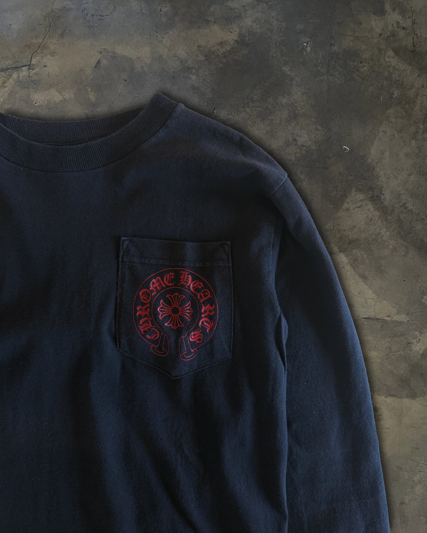 CHROME HEARTS HONG KONG LONGSLEEVE POCKET TEE