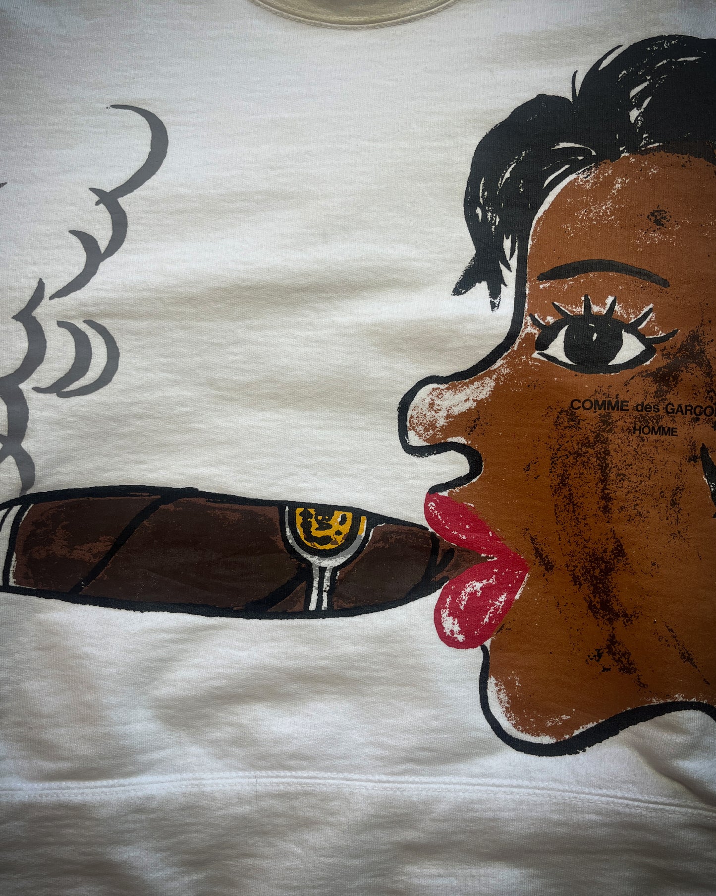 COMME DES GARCONS AD2002 "CUBA" SWEATSHIRT