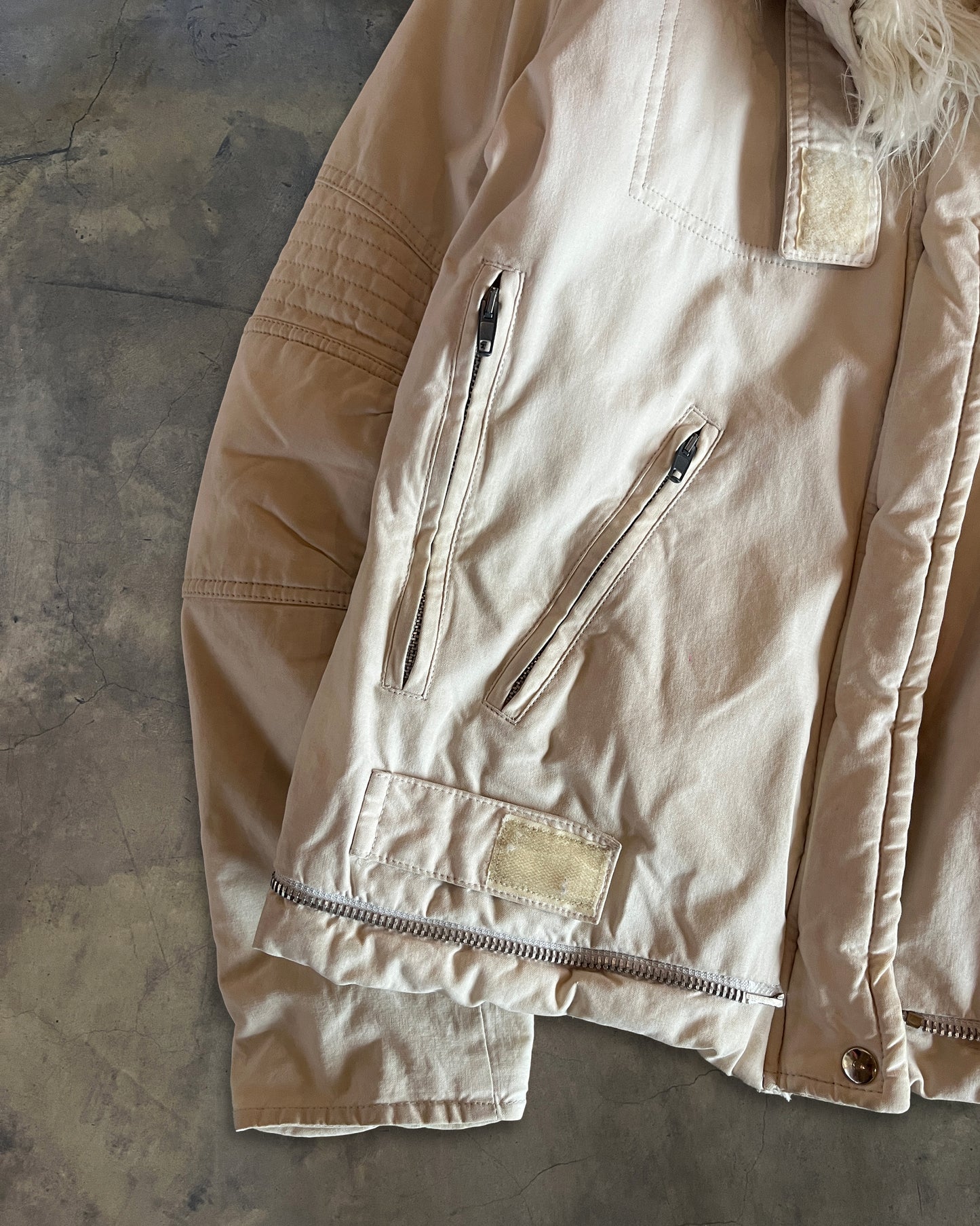 HELMUT LANG AW1999 VINTAGE COTTON ASTRO BIKER JACKET