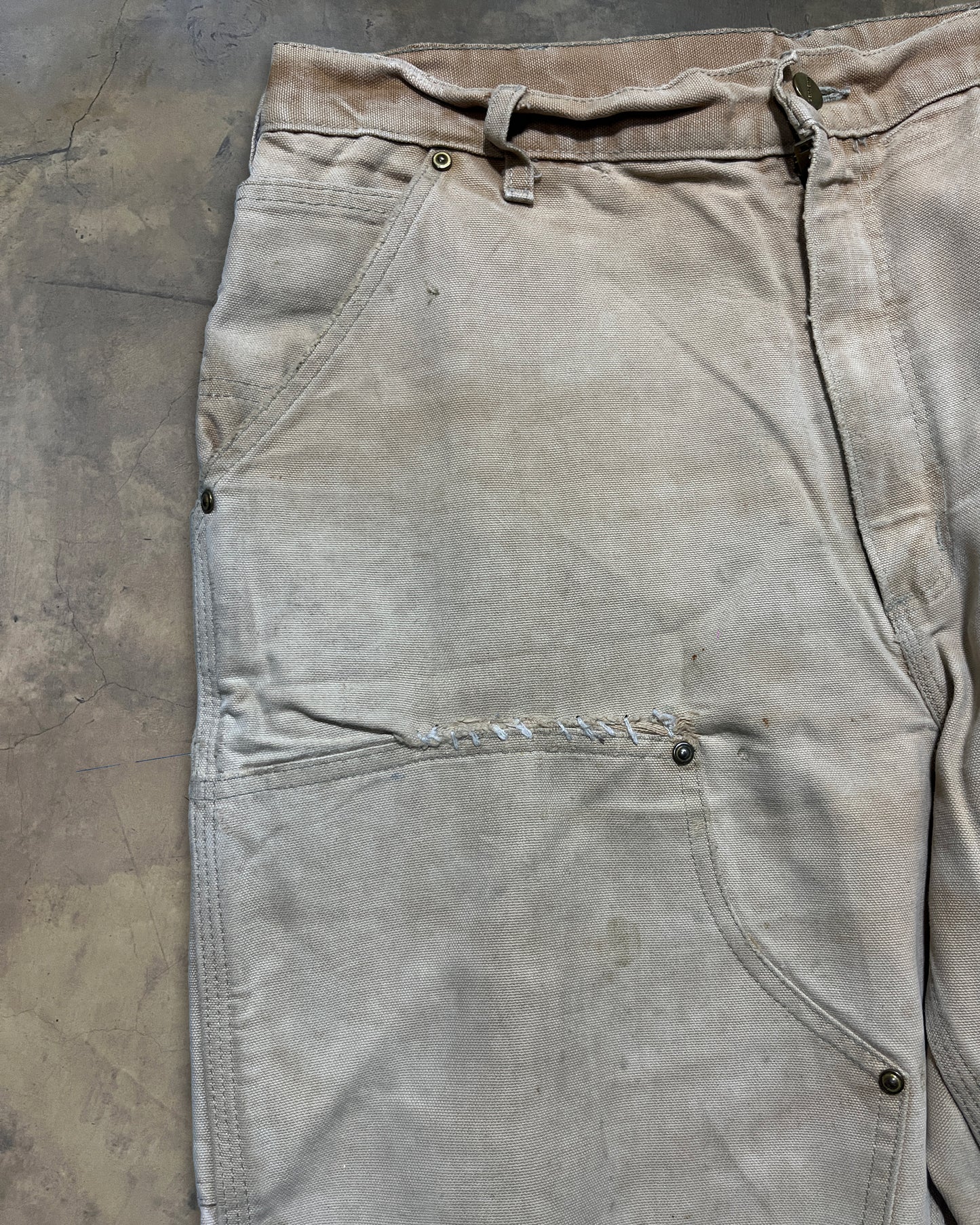 CARHARTT THRASHED DOUBLE KNEE WORK PANTS