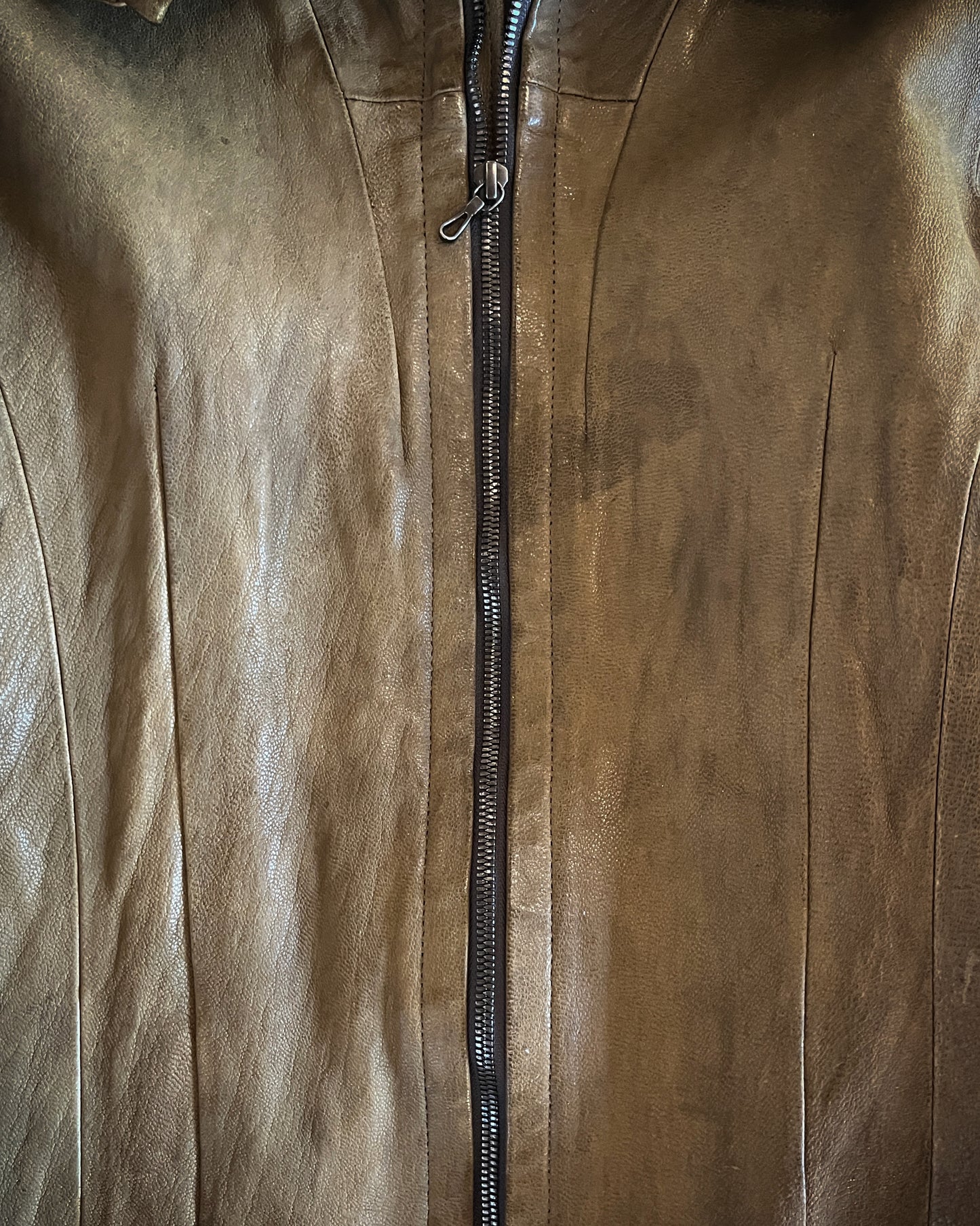 JULIUS FW2011 GOAT LEATHER DUST JACKET