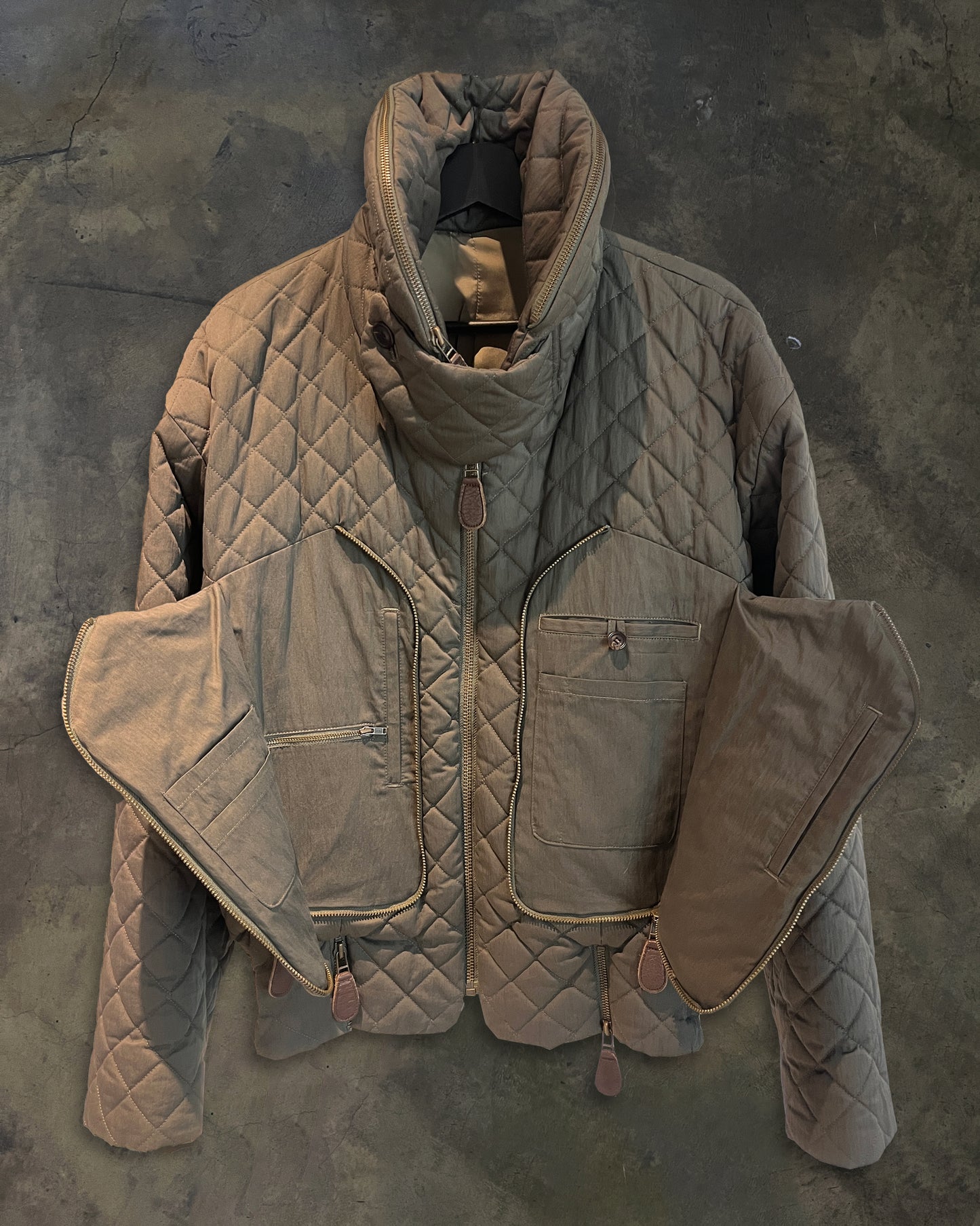 ISSEY MIYAKE AW1992 MULTI POCKET QUILTED JACKET
