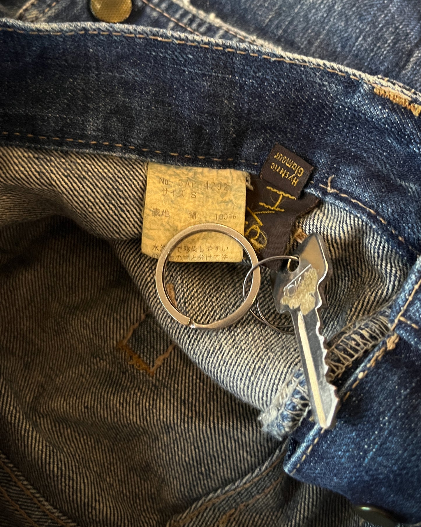 HYSTERIC GLAMOUR DOUBLE POCKET FLARED DENIM