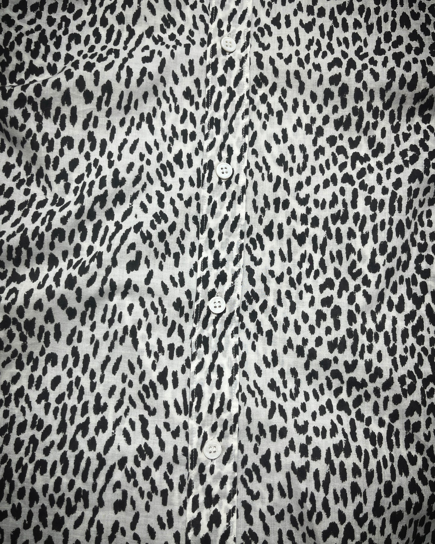 SAINT LAURENT SS2012 BABYCAT BUTTON UP