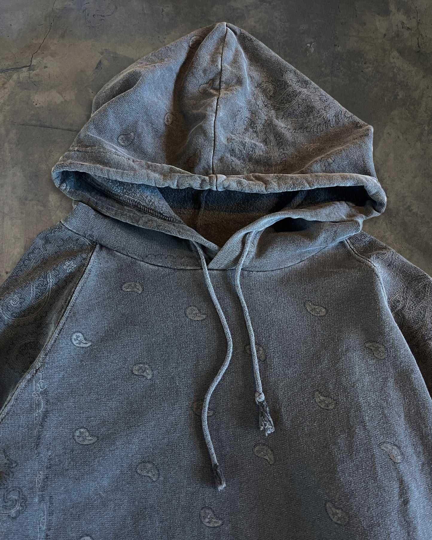 RAF SIMONS AW2004 "WAVES" PAISLEY HOODIE