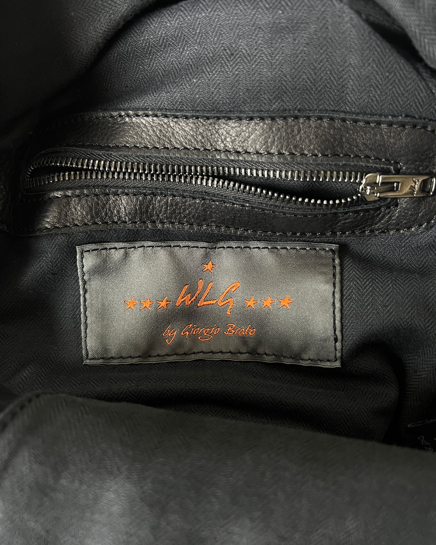 WLG BY GIORGIO BRATO SEQUINED FUR BOOK BAG