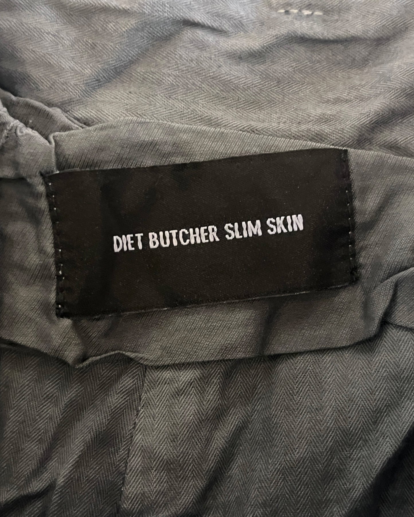 DIET BUTCHER SLIM SKIN LAZER CUT PAISLEY SHORTS