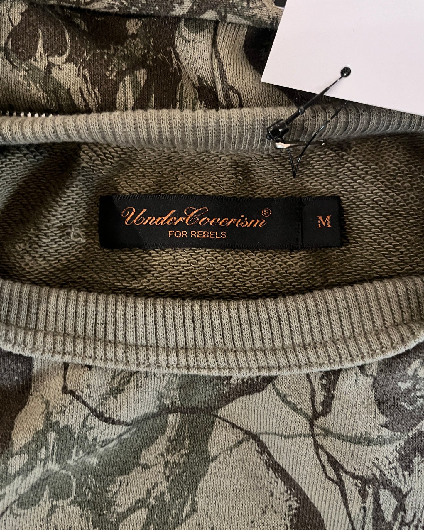 UNDERCOVER AW2003 "PAPERDOLL" BUSH/OSAMA CAMO HOODIE