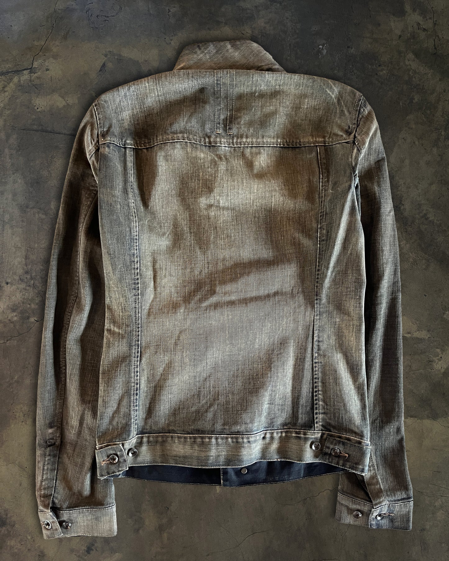 RICK OWENS SS2010 "RELEASE" DARK DUST SLAVE JACKET