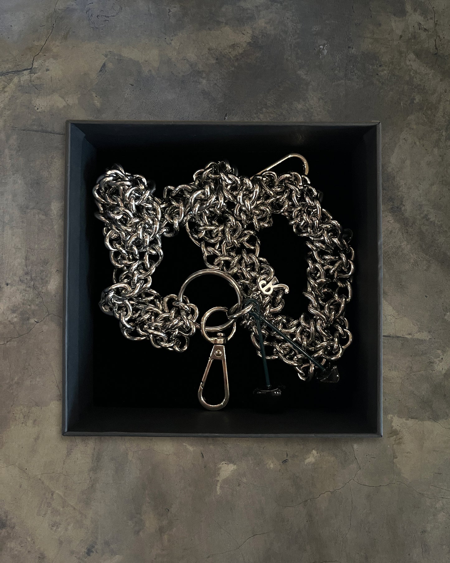 RAF SIMONS AW2019 TWISTED WALLET CHAIN