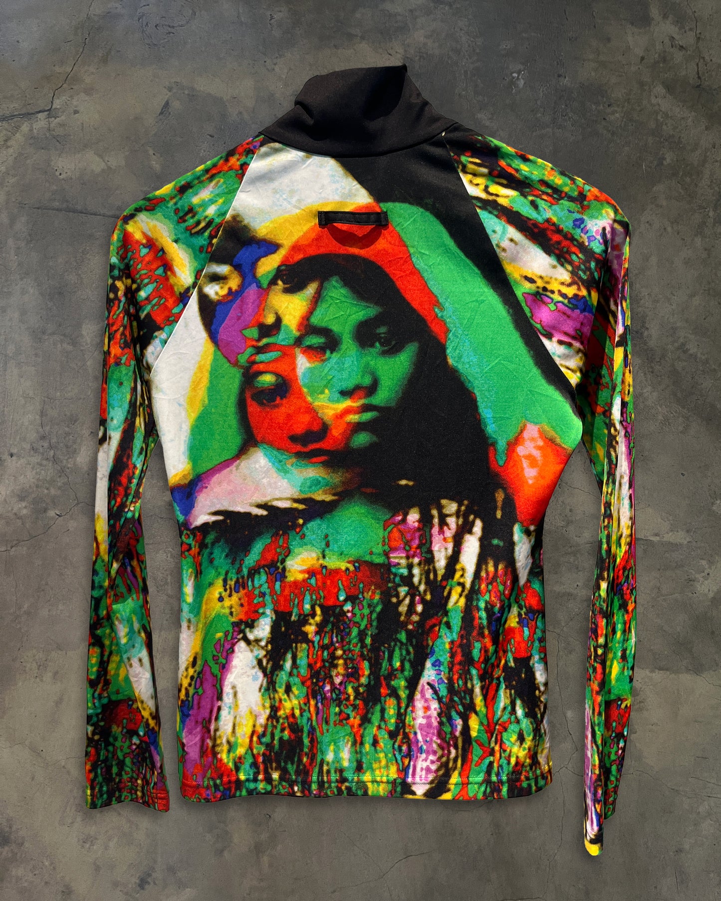 JEAN PAUL GAULTIER SS2000 PSYCHEDELIC TURTLENECK