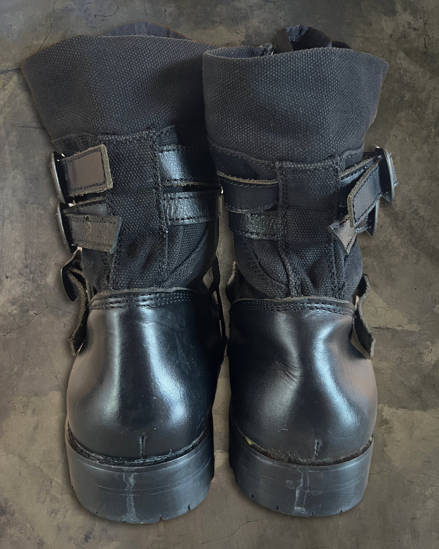 NUMBER NINE SS2006 "WELCOME TO THE SHADOW" COMBAT BOOTS