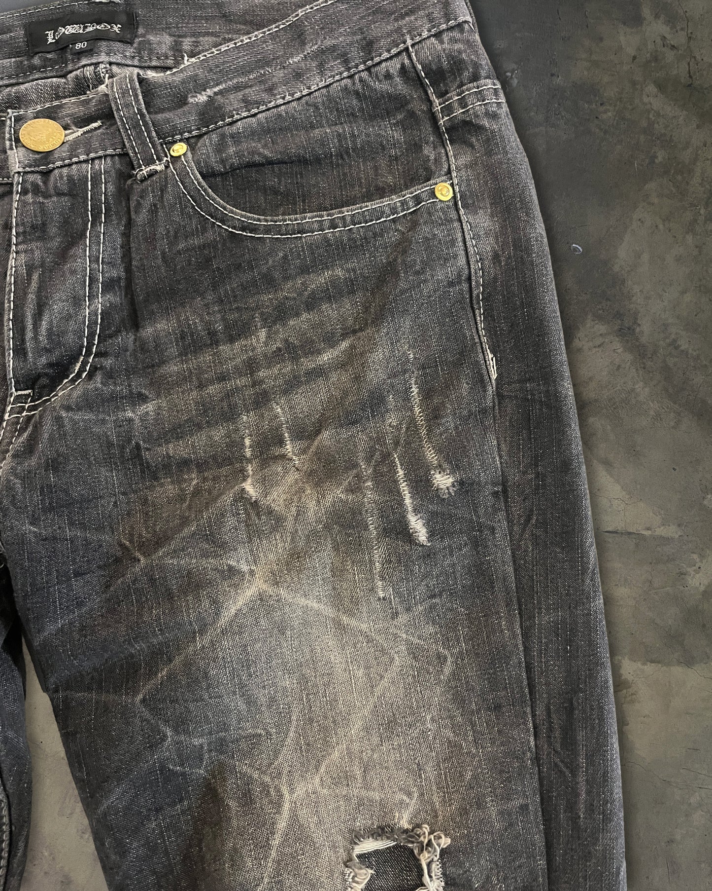 LOWBOX HONEYCOMB DARK WASH DENIM