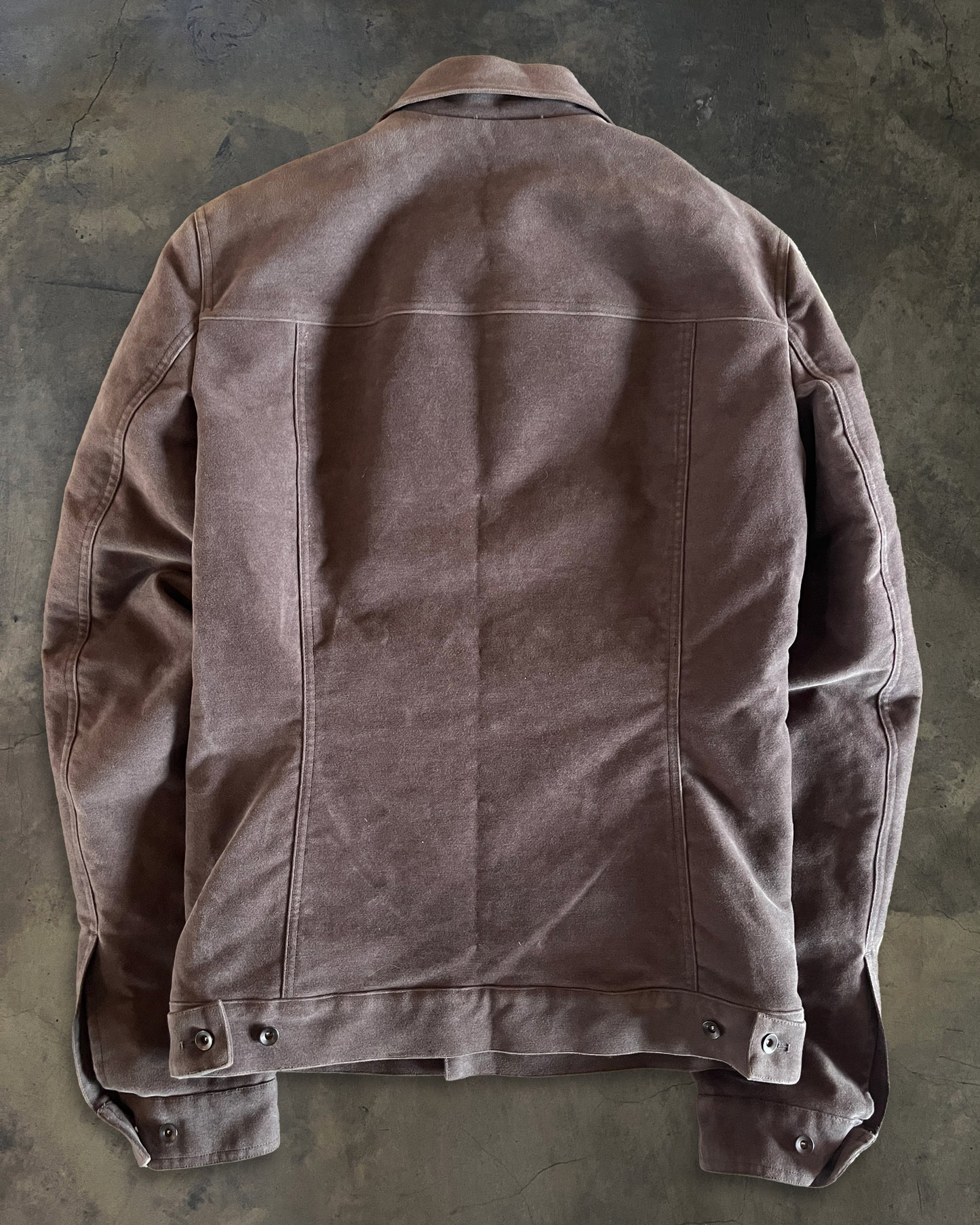 RICK OWENS FW2018 "SISYPHUS" MOLESKIN WORKER JACKET