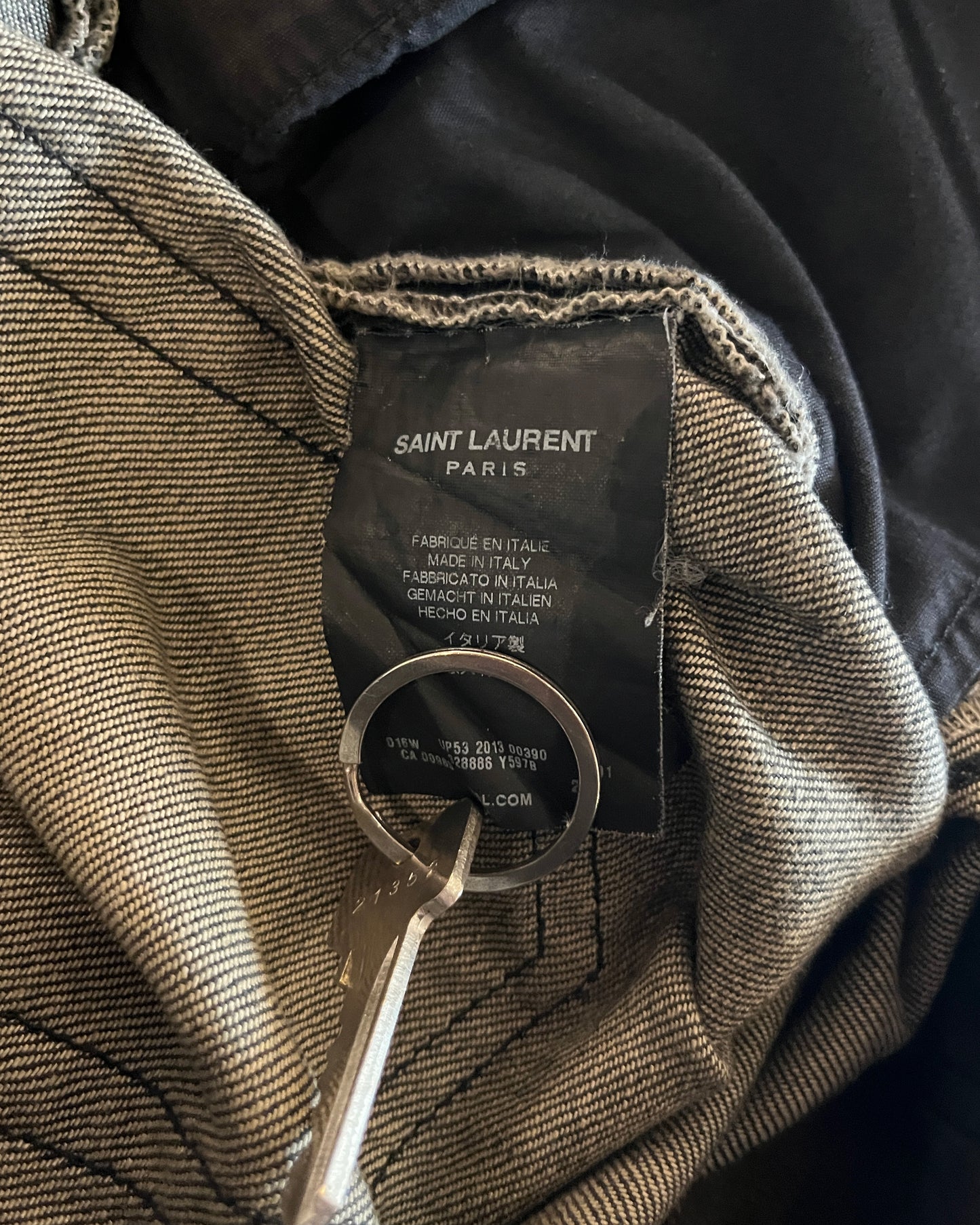 SAINT LAURENT AW2013 ASH WASH D02