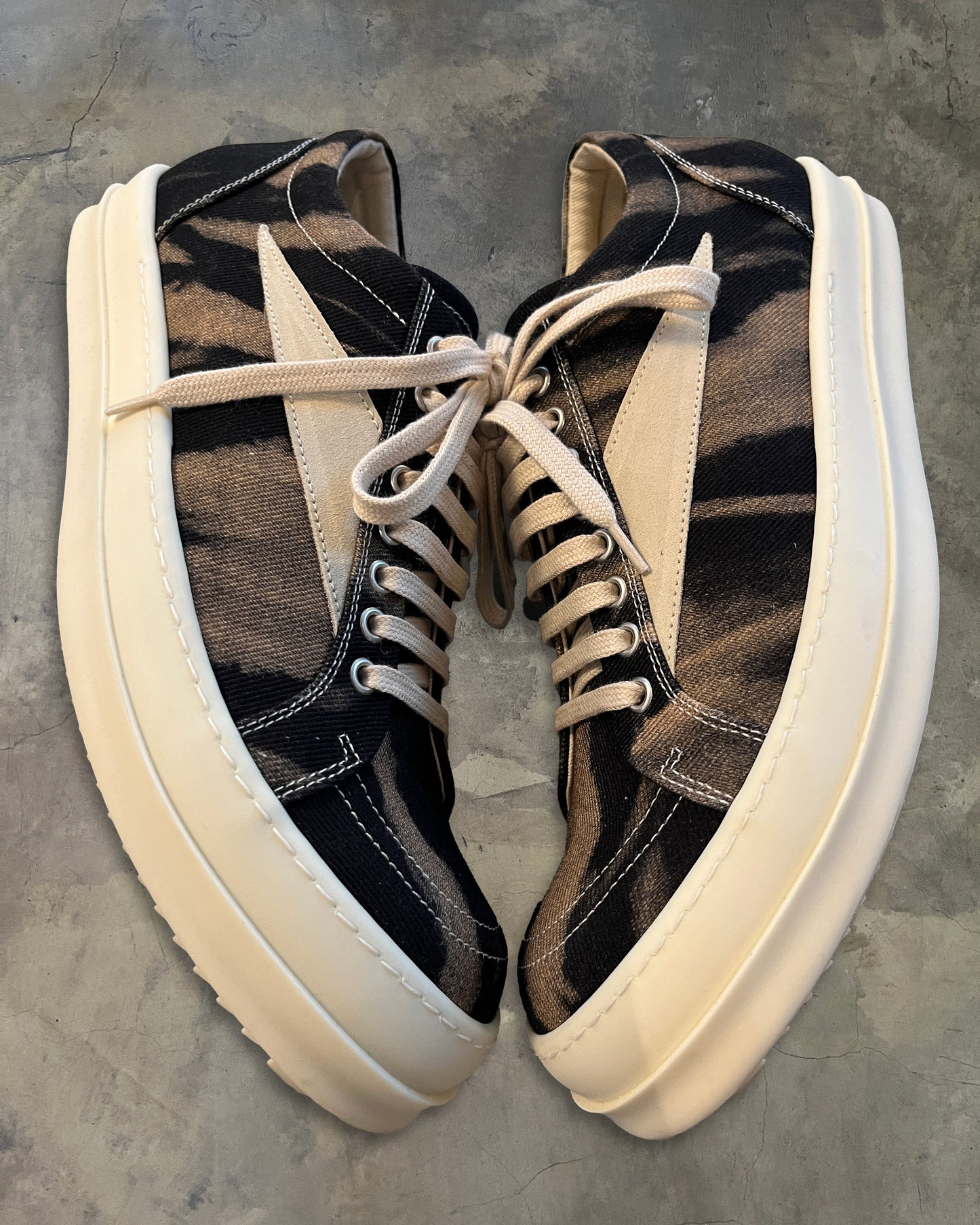 RICK OWENS SS2024 "LIDO" VINTAGE SNEAKERS