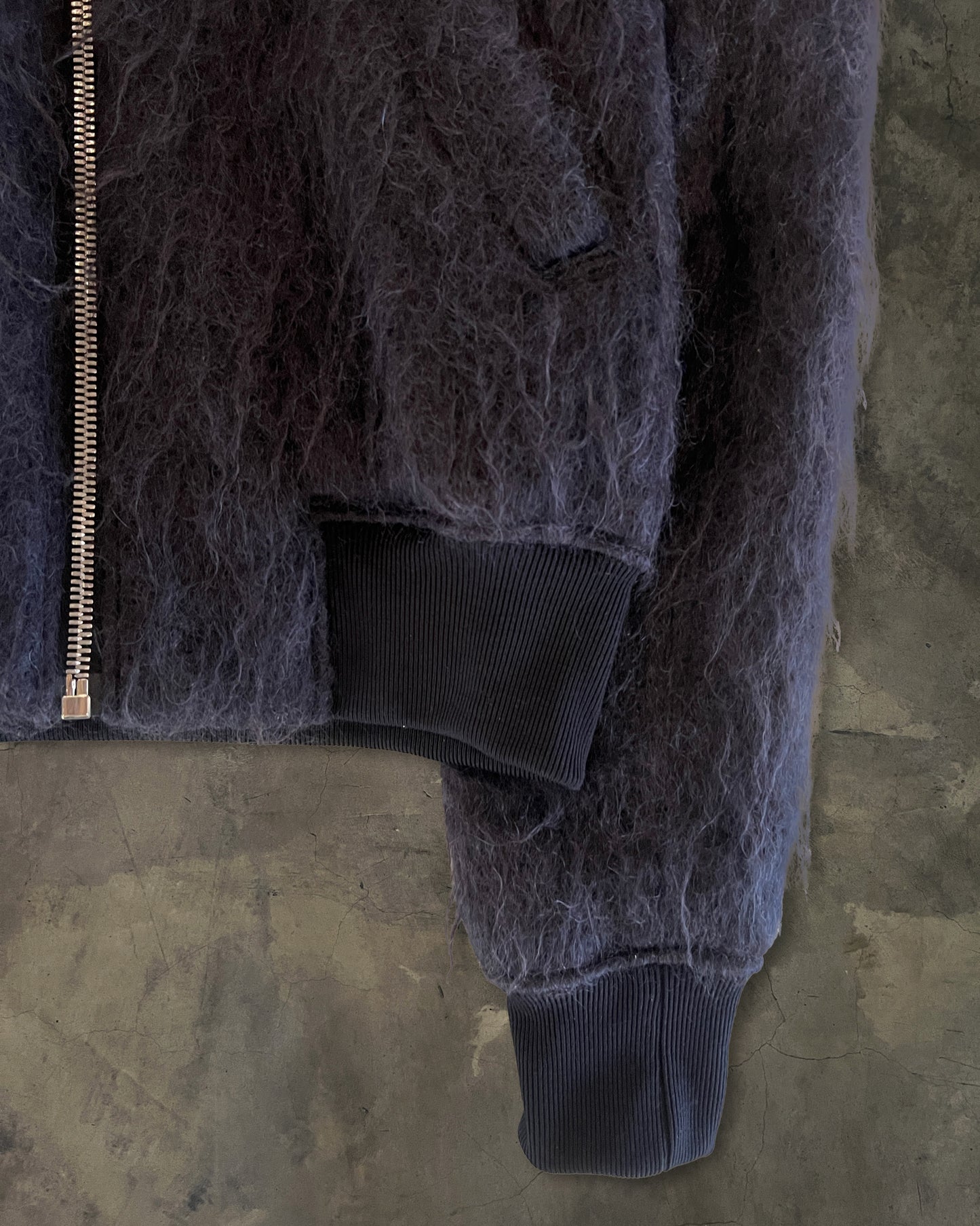 RICK OWENS AW16 "MASTODON" MOHAIR BOMBER JACKET