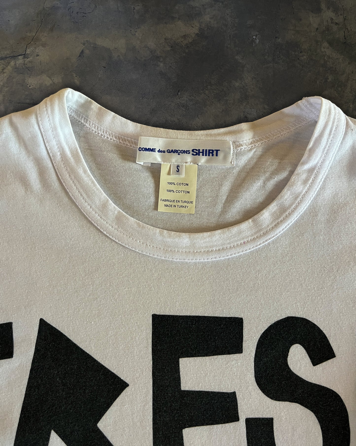 COMME DES GARCONS SHIRT "FRESH" TEE