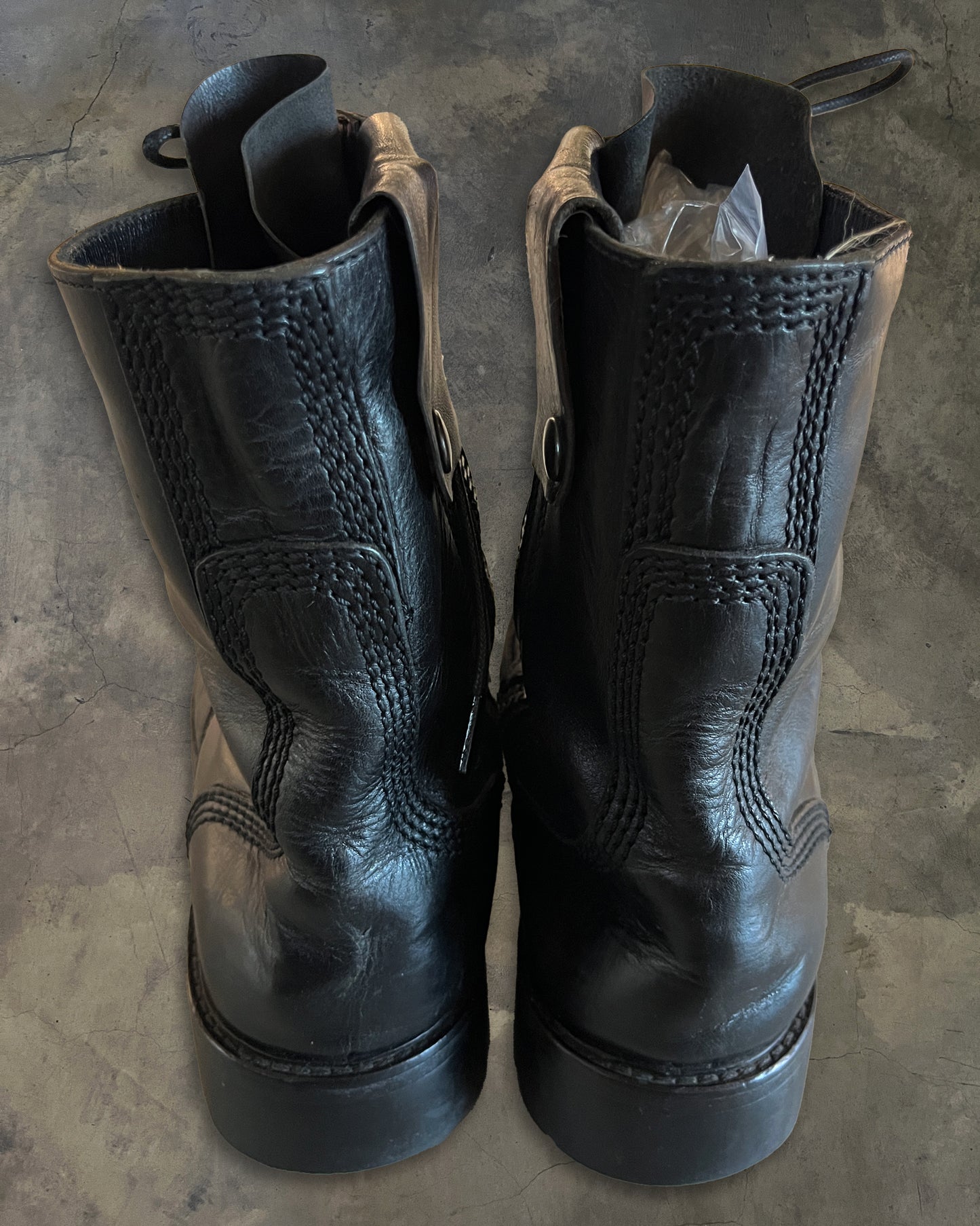 ANN DEMEULEMEESTER FW2006 RUNWAY COMBAT BOOTS