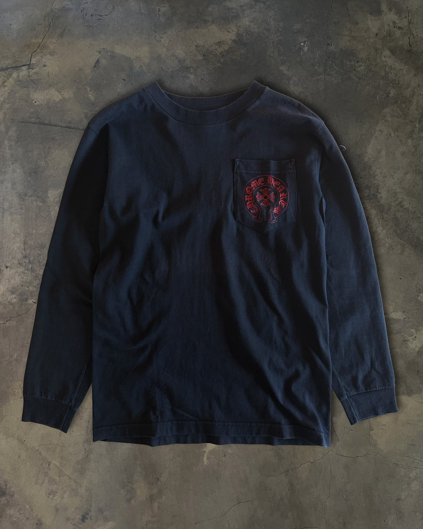 CHROME HEARTS HONG KONG LONGSLEEVE POCKET TEE