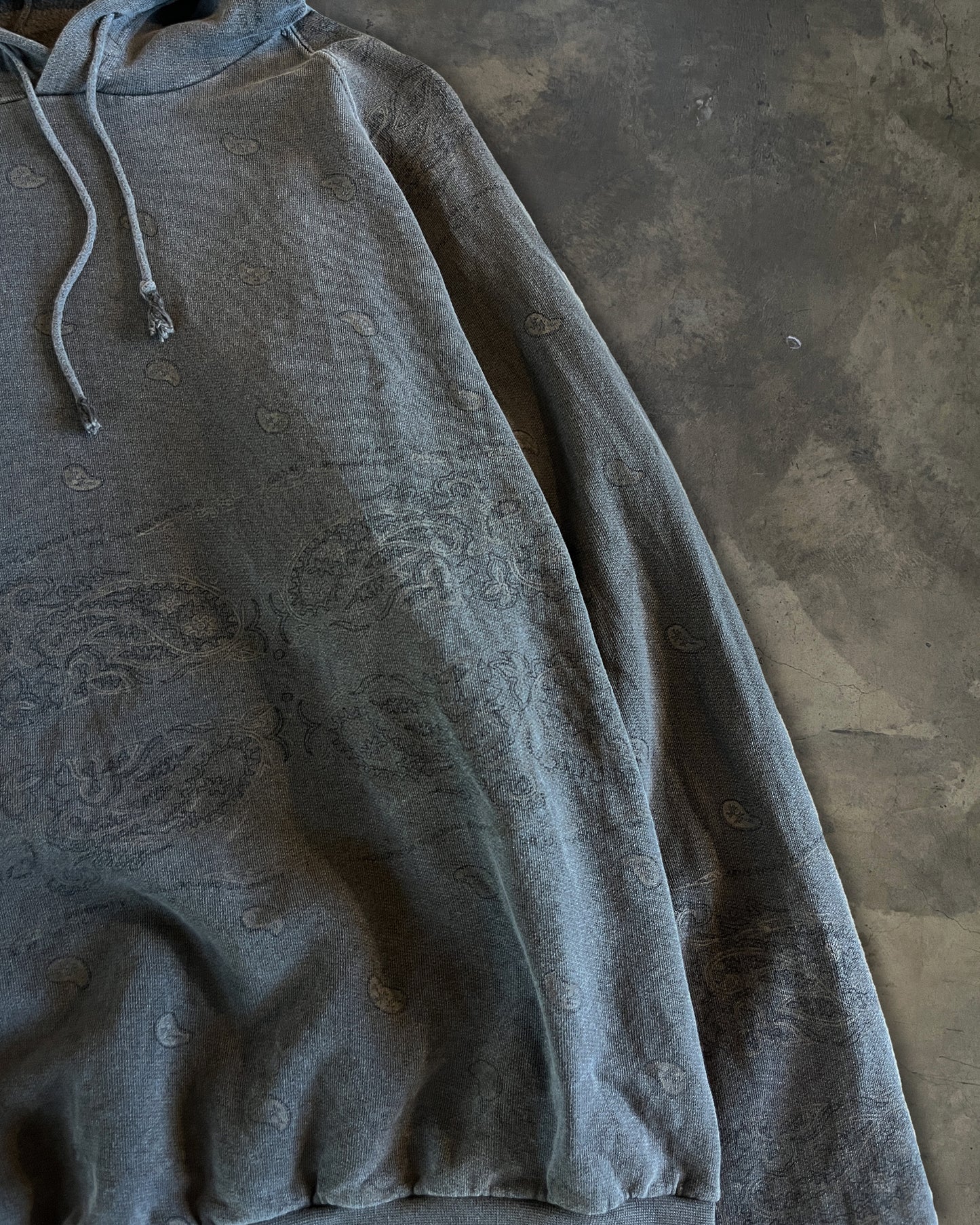 RAF SIMONS AW2004 "WAVES" PAISLEY HOODIE