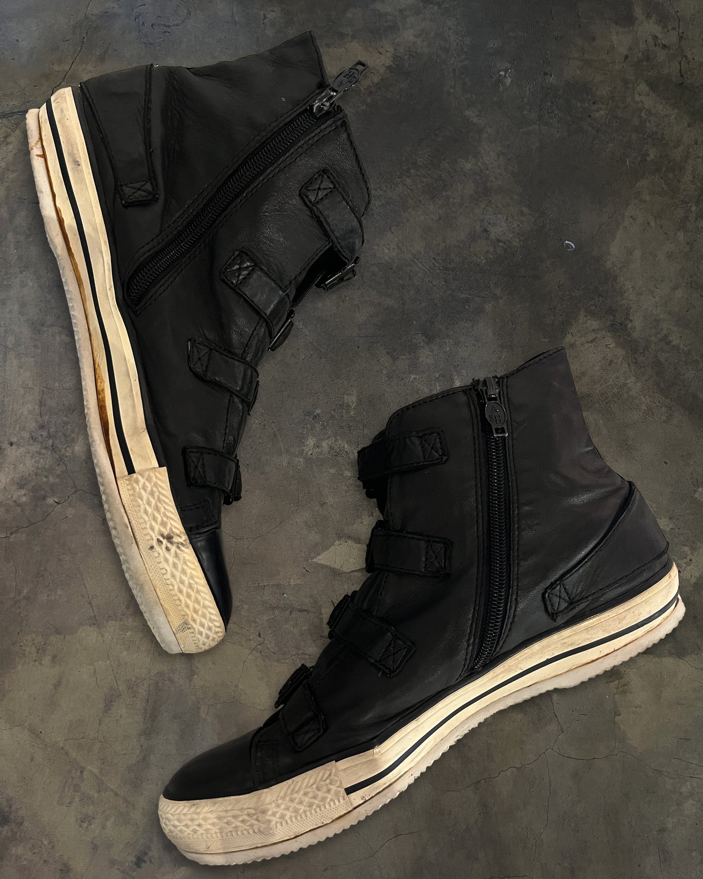ASH STUDDED HIGH TOP SNEAKERS