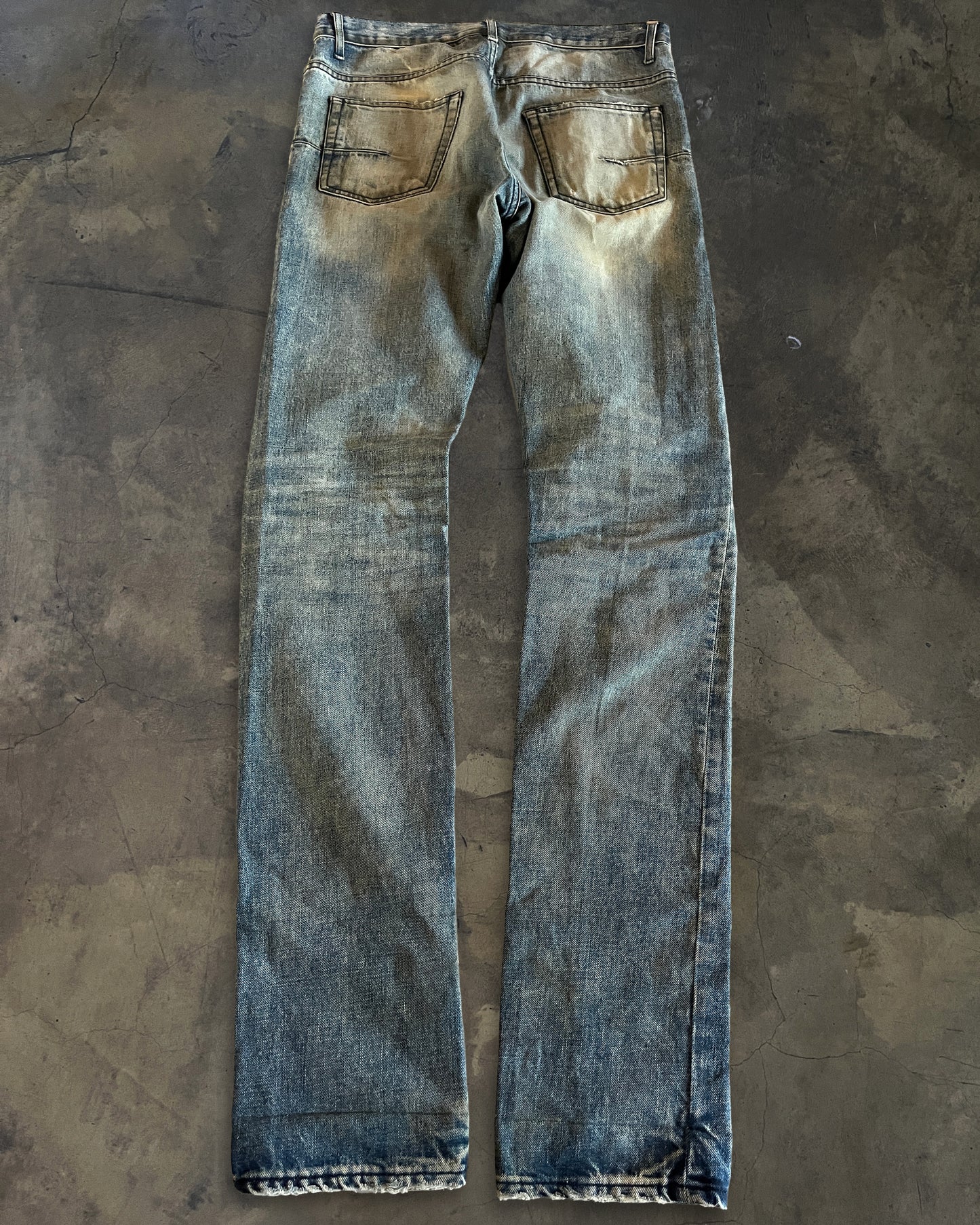 DIOR HOMME SS2011 MUDWASH DENIM