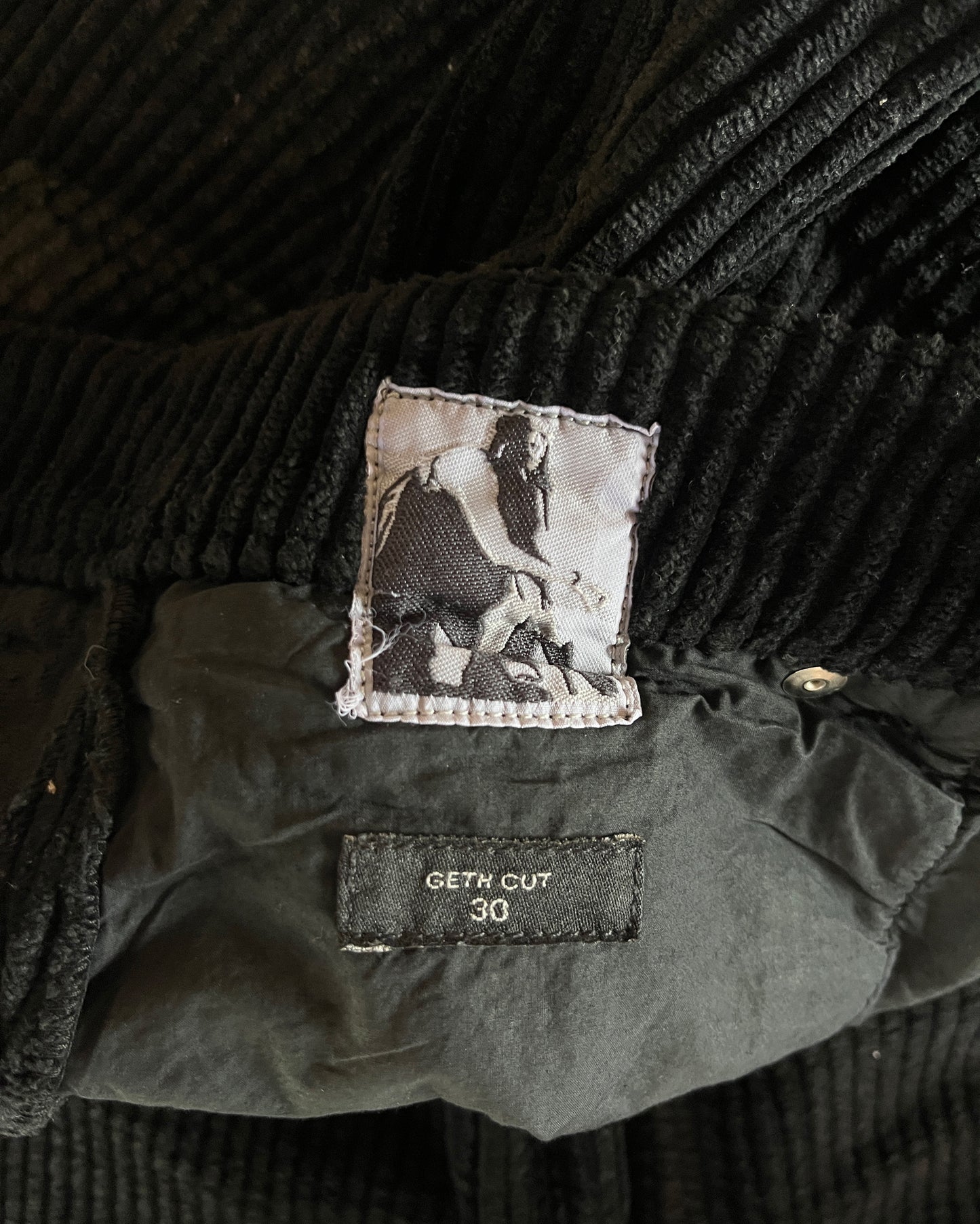 RICK OWENS FW2023 "PORTERVILLE" HEAVY CORDUROY GETH CUT