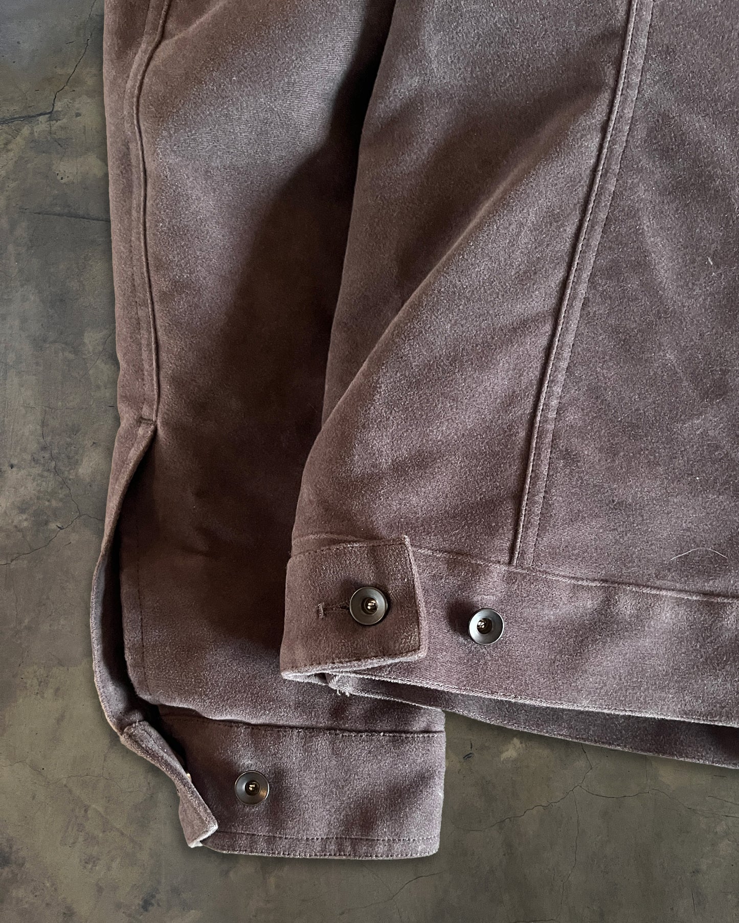 RICK OWENS FW2018 "SISYPHUS" MOLESKIN WORKER JACKET