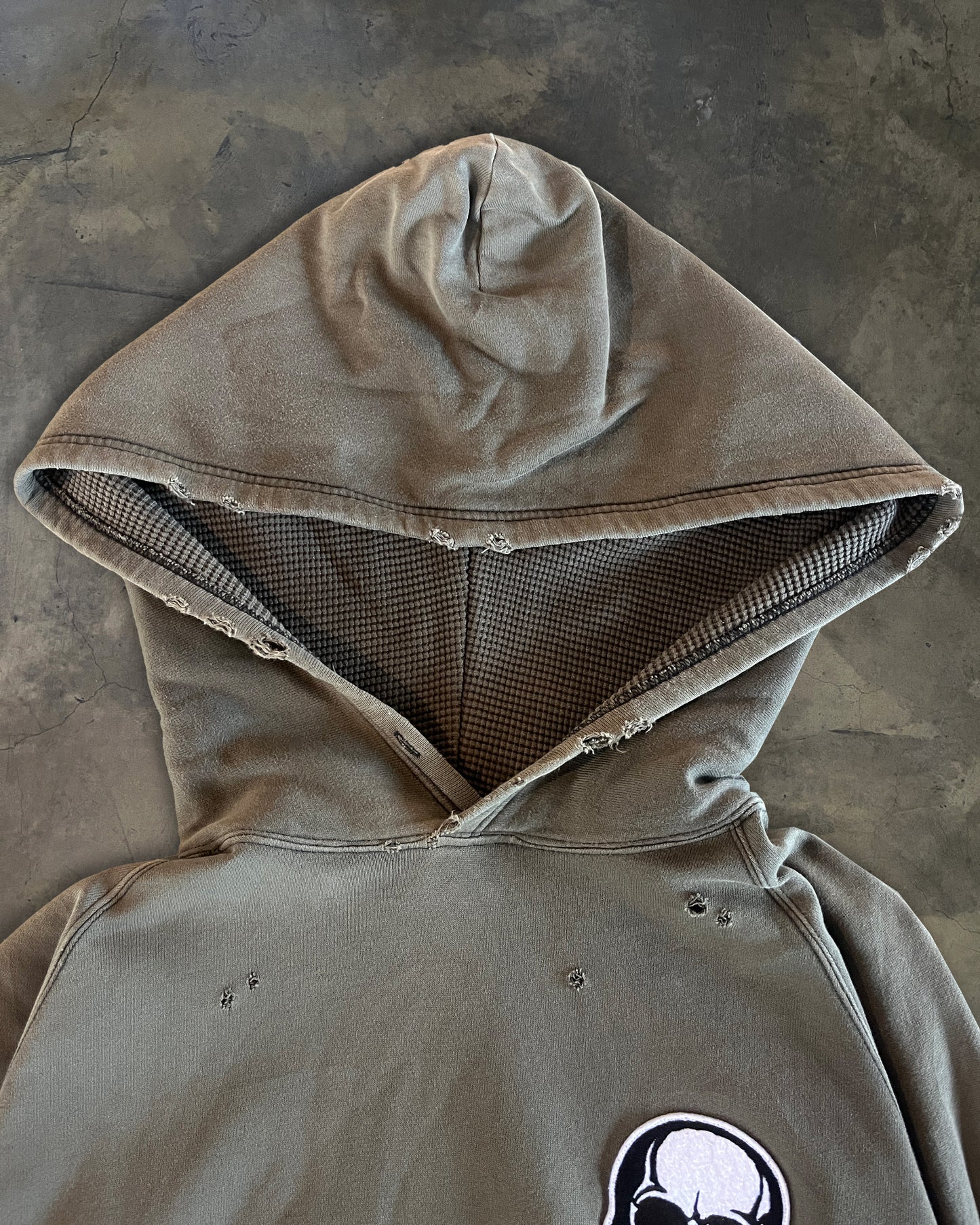 NUMBER (N)INE SS04 DOUBLE SKULL HOODIE