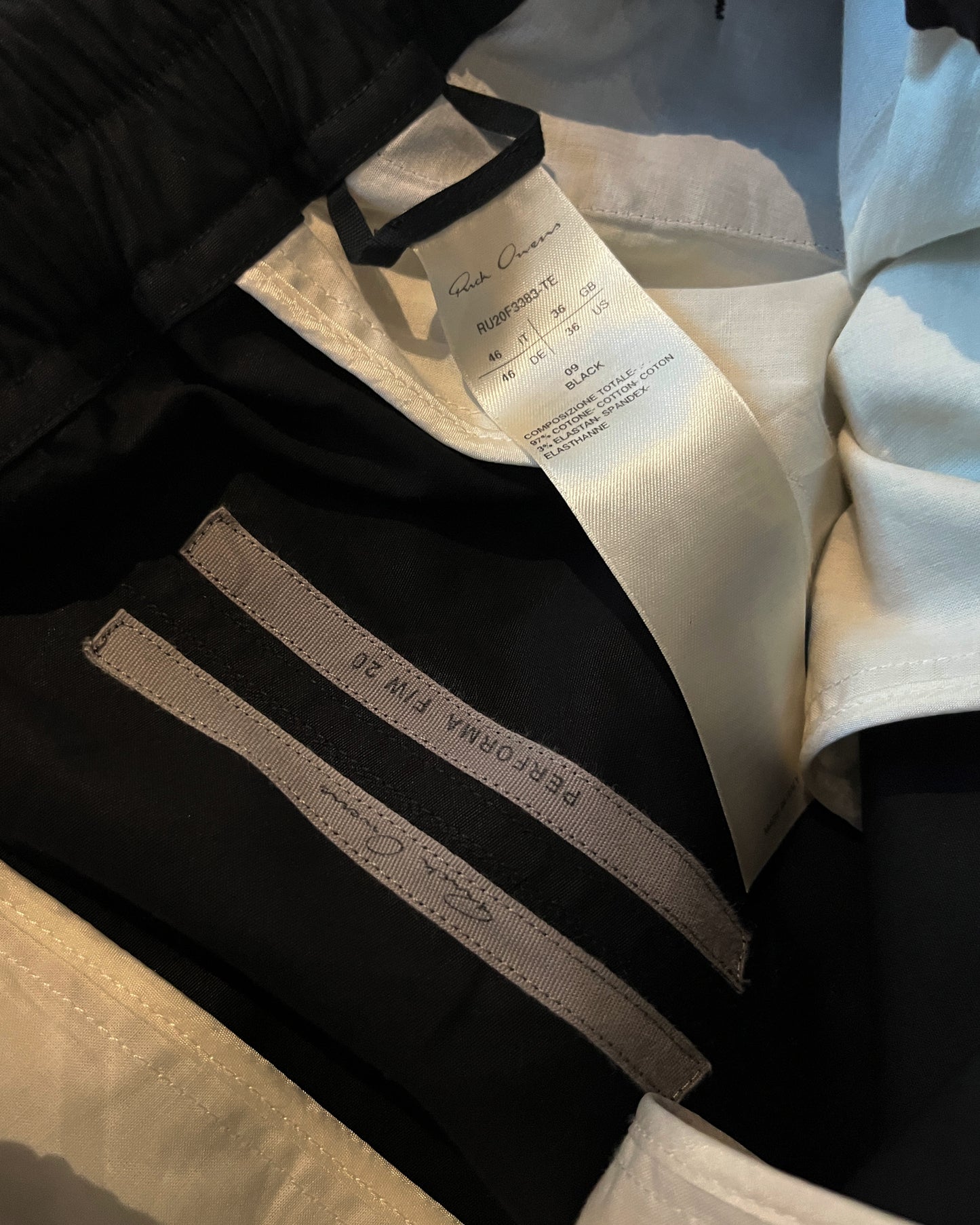 RICK OWENS FW2020 "PERFORMA" BASKET SWINGER