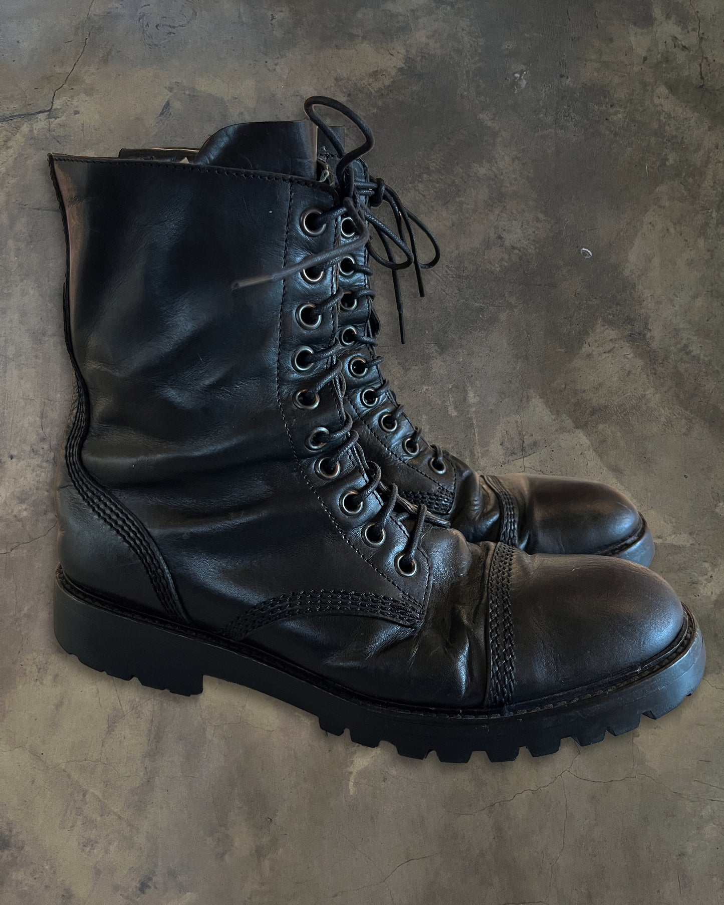 ANN DEMEULEMEESTER FW2006 RUNWAY COMBAT BOOTS