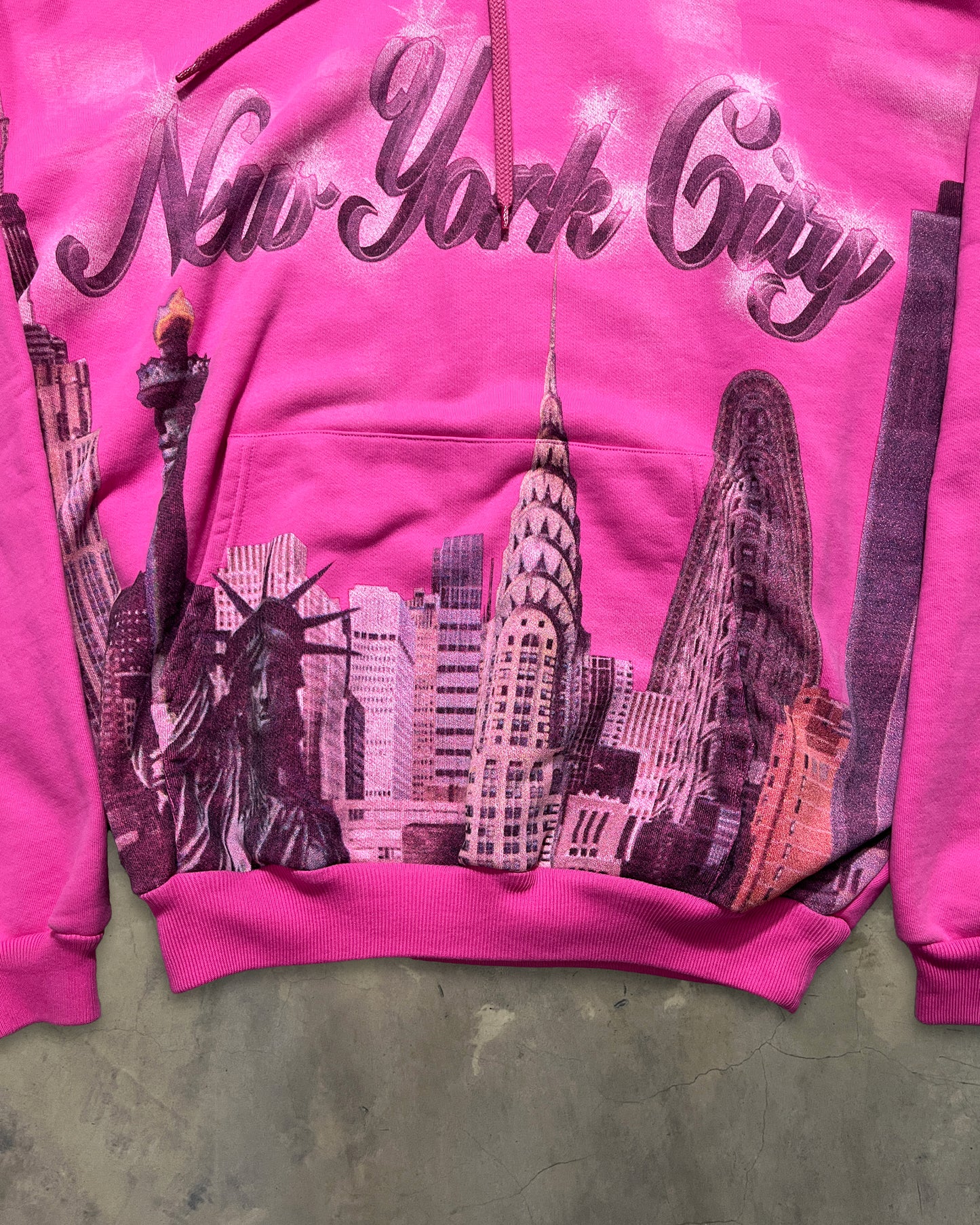 BALENCIAGA RESORT 2017 "NEW YORK CITY" AIRBRUSH HOODIE