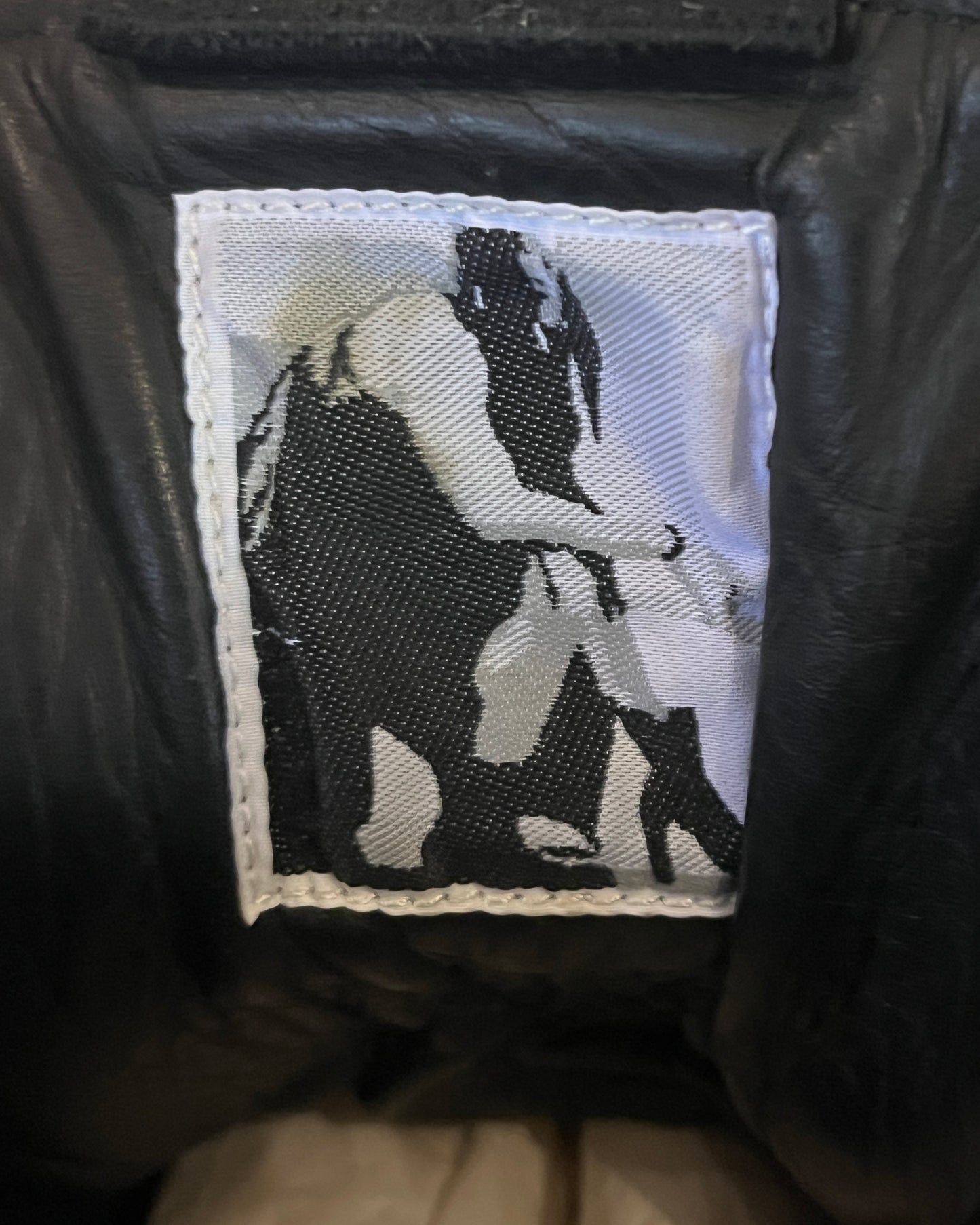 RICK OWENS SS2015 "FAUN" TUMBLE LEATHER GEOBASKET