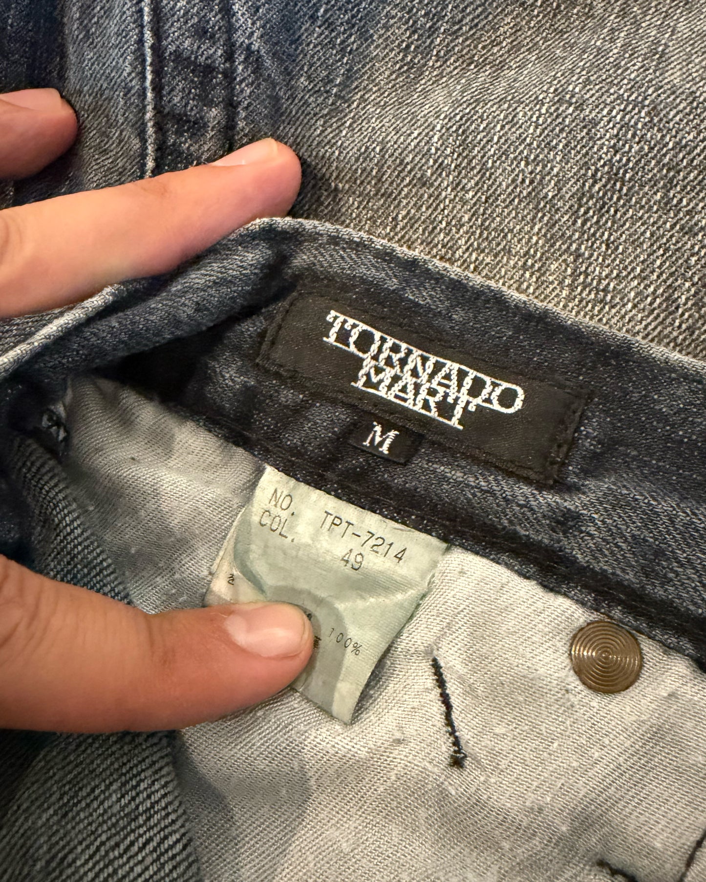 TORNADO MART LACE UP DENIM