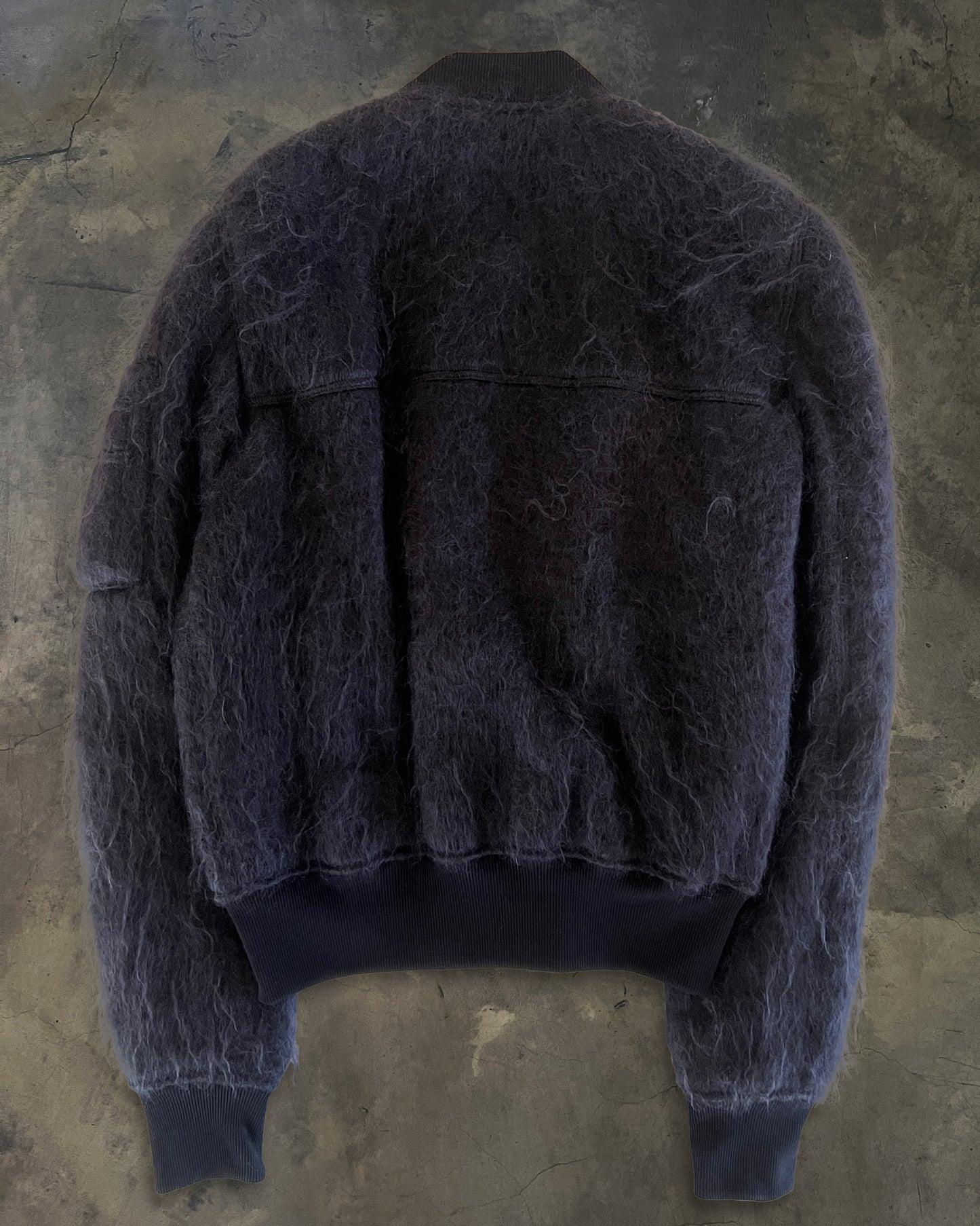 RICK OWENS AW16 "MASTODON" MOHAIR BOMBER JACKET