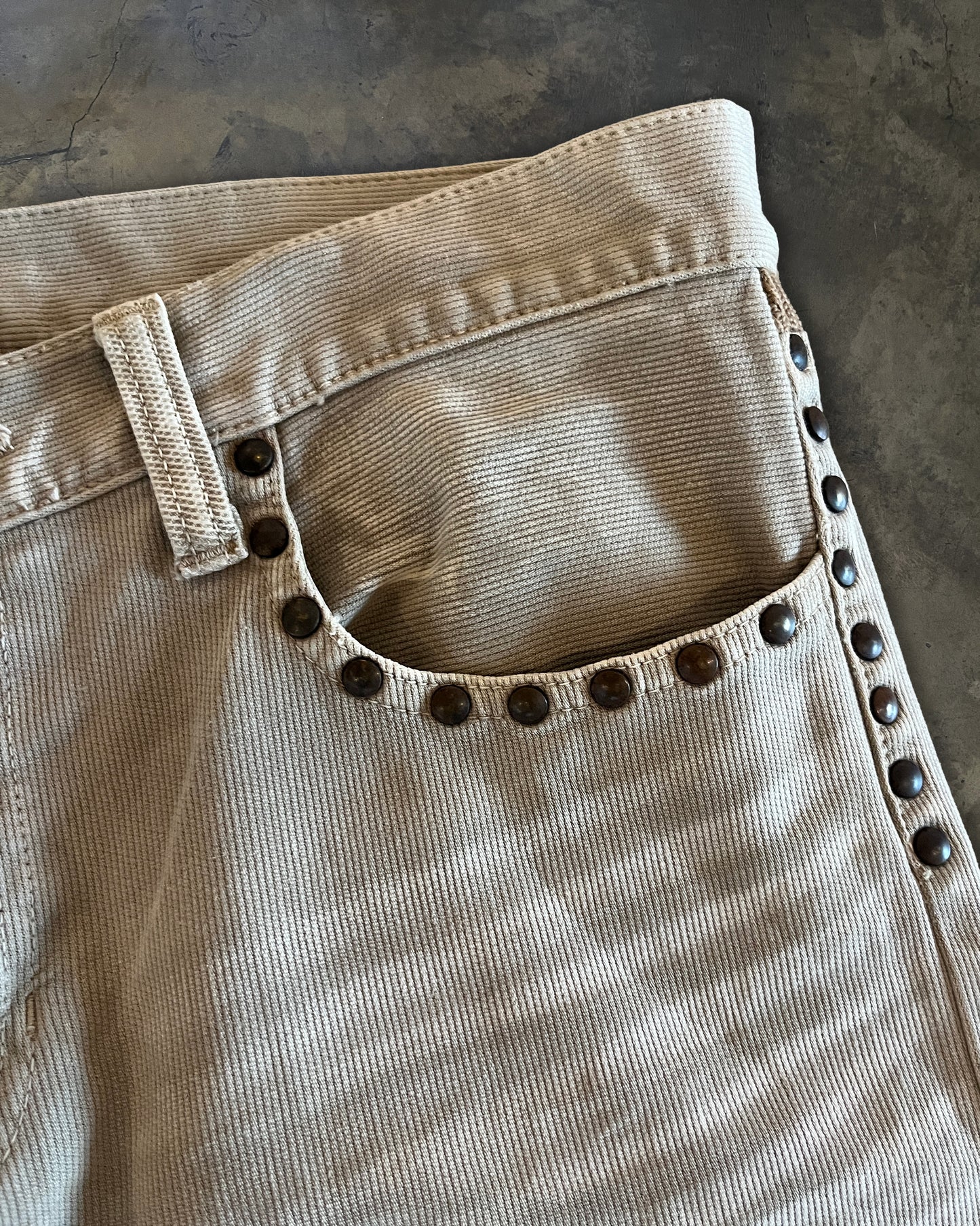 LED RECHWE CORDUROY COWBOY PANTS