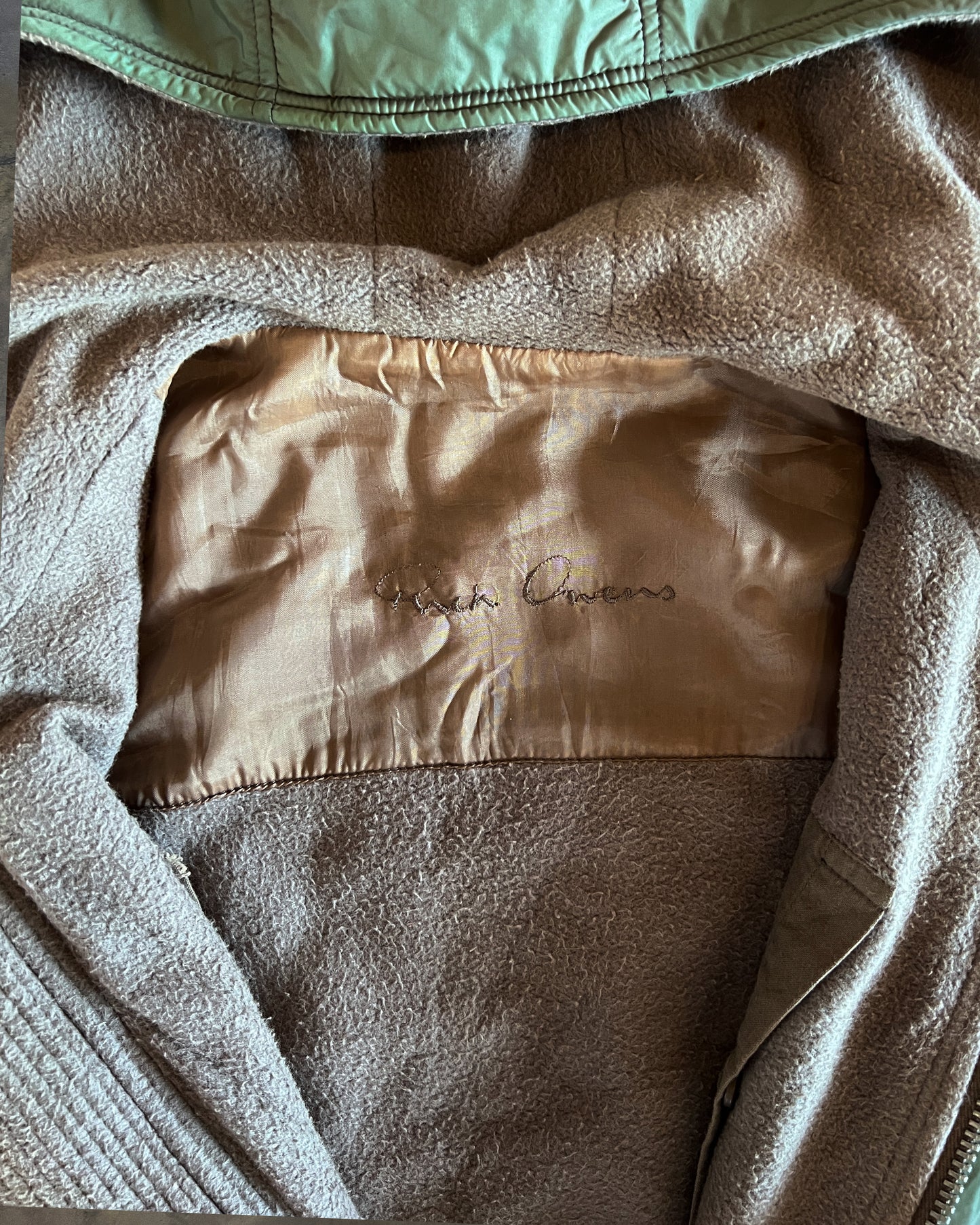RICK OWENS SS2005 SCORPIO NYLON PADDED JACKET