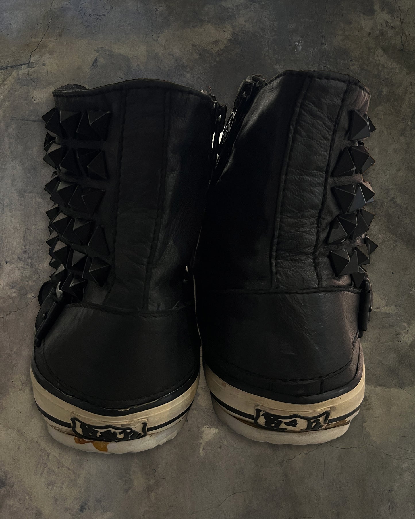 ASH STUDDED HIGH TOP SNEAKERS