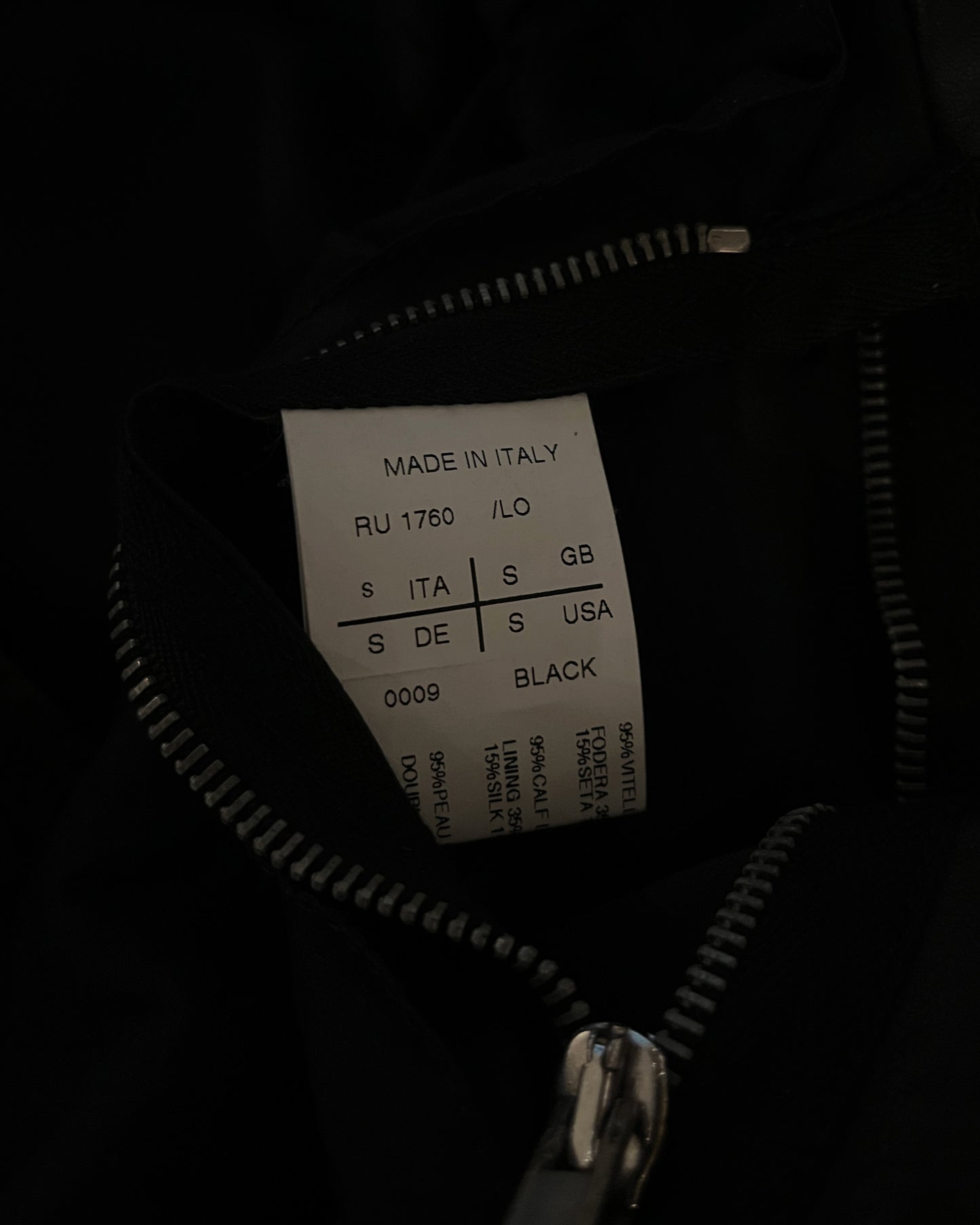 RICK OWENS FW2009 "CRUST" WASHED LAMB GEO JACKET