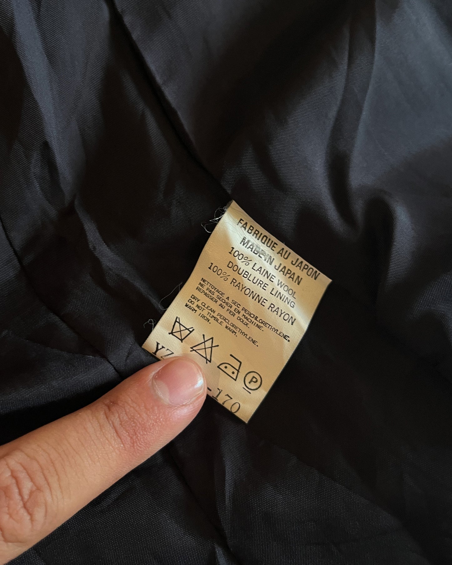 YOHJI YAMAMOTO Y'S ZIP UP