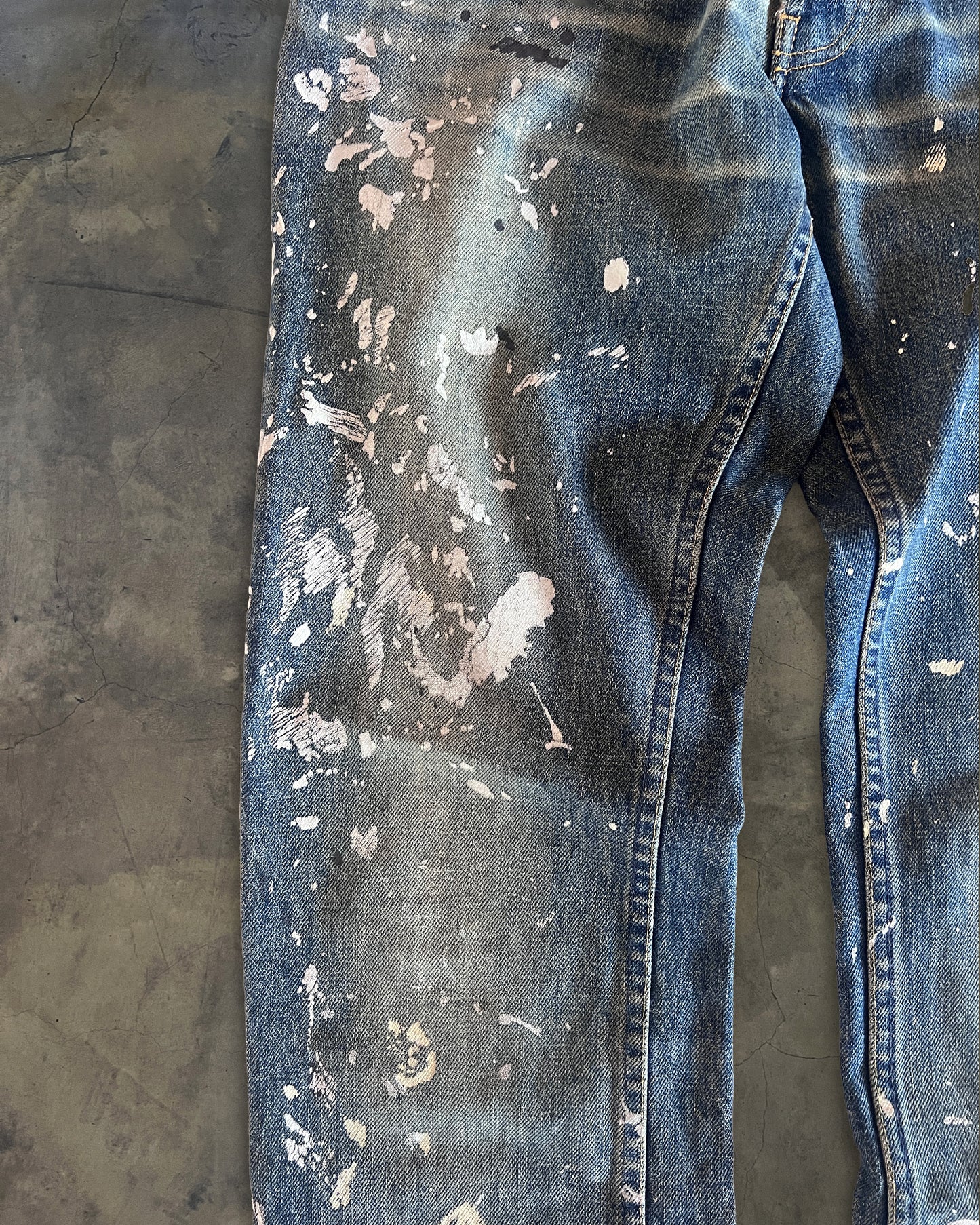 HELMUT LANG SS 1998 PAINTER JEANS