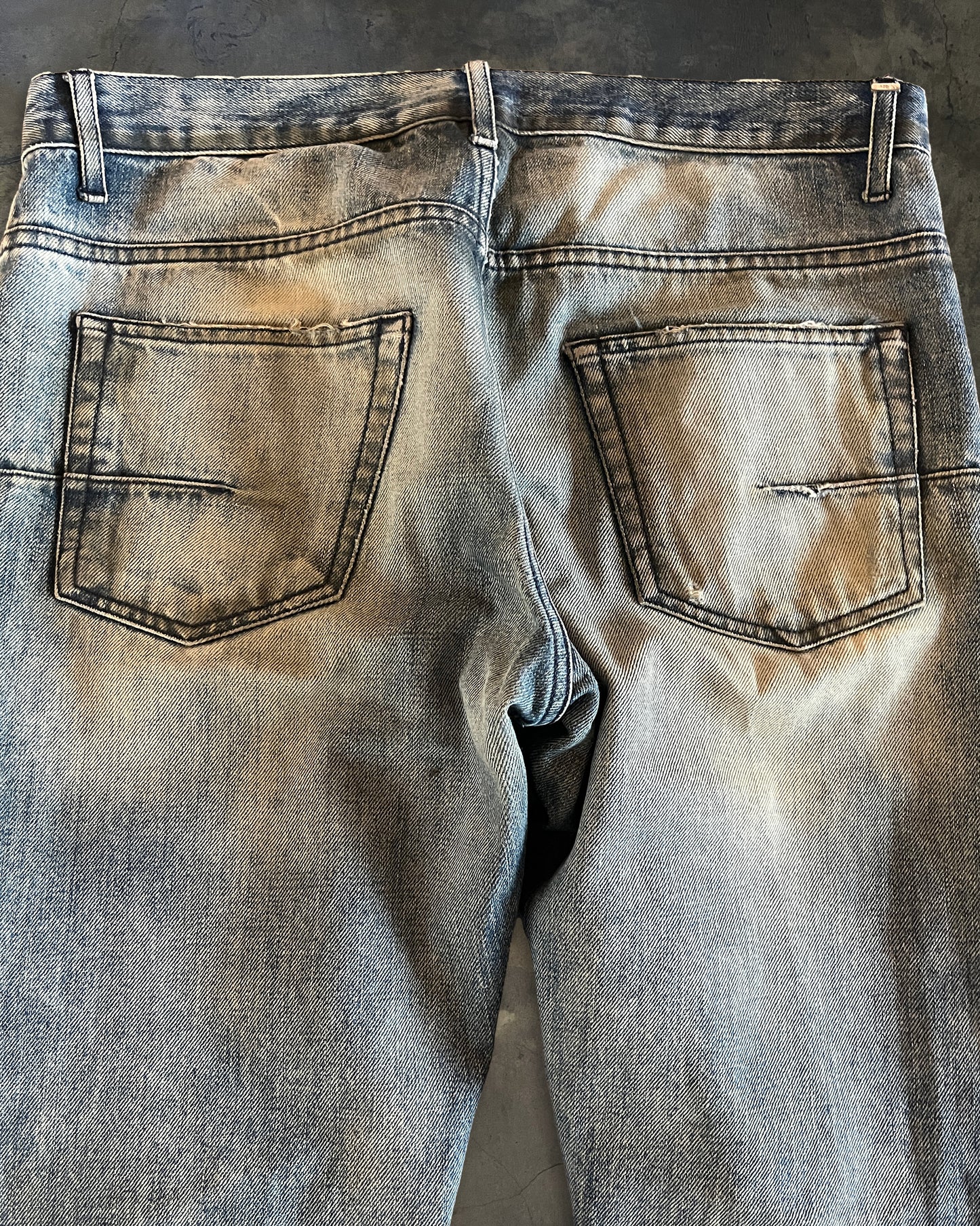 DIOR HOMME SS2011 MUDWASH DENIM