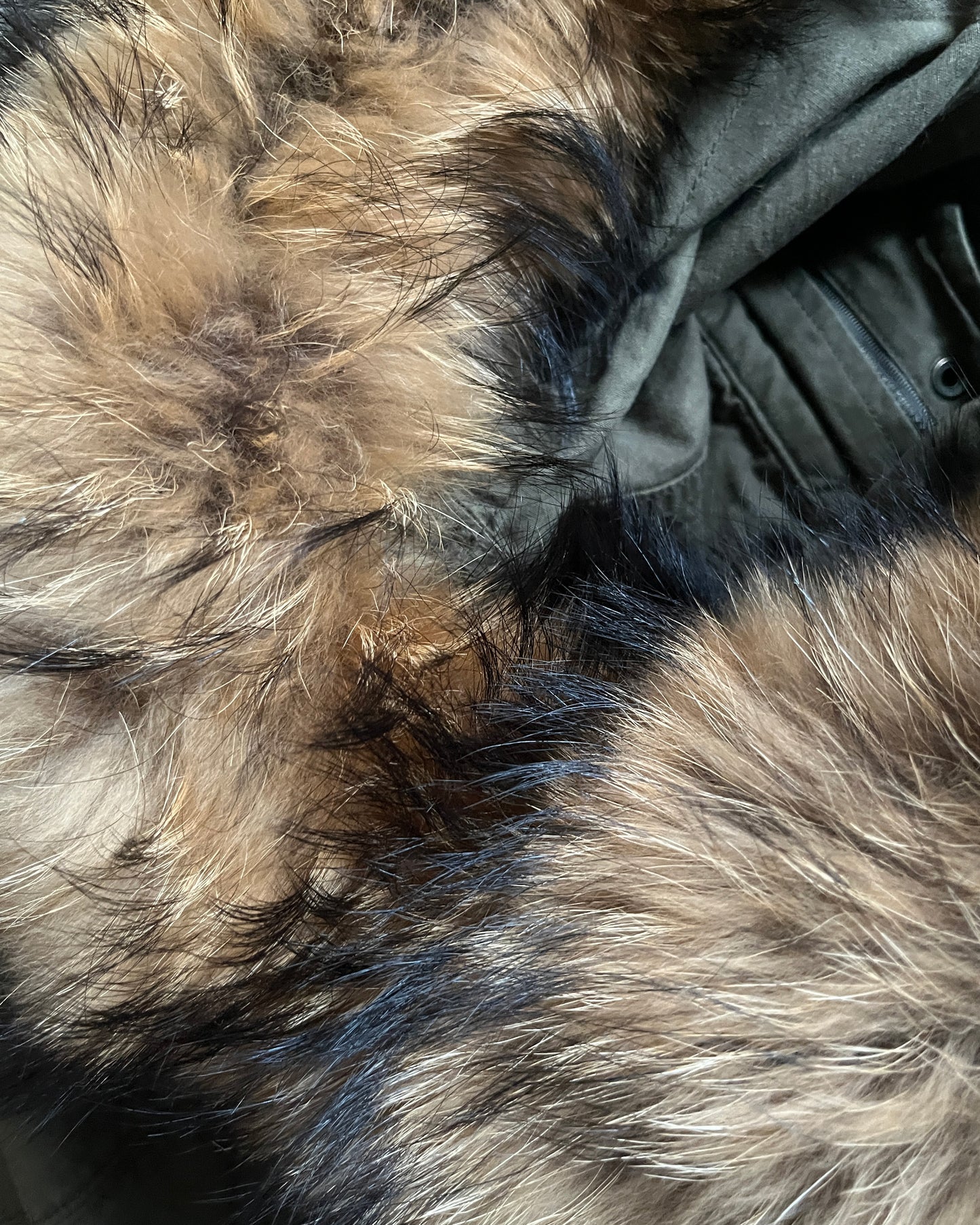 G.O.A RACCOON FUR PARKA WITH DETACHABLE HOOD