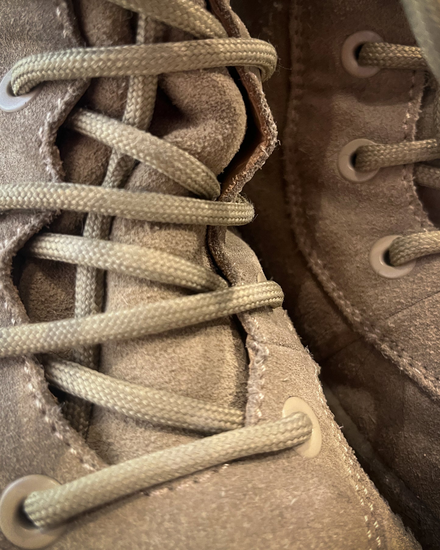 YEEZY SEASON 2 TAUPE CREPE BOOT