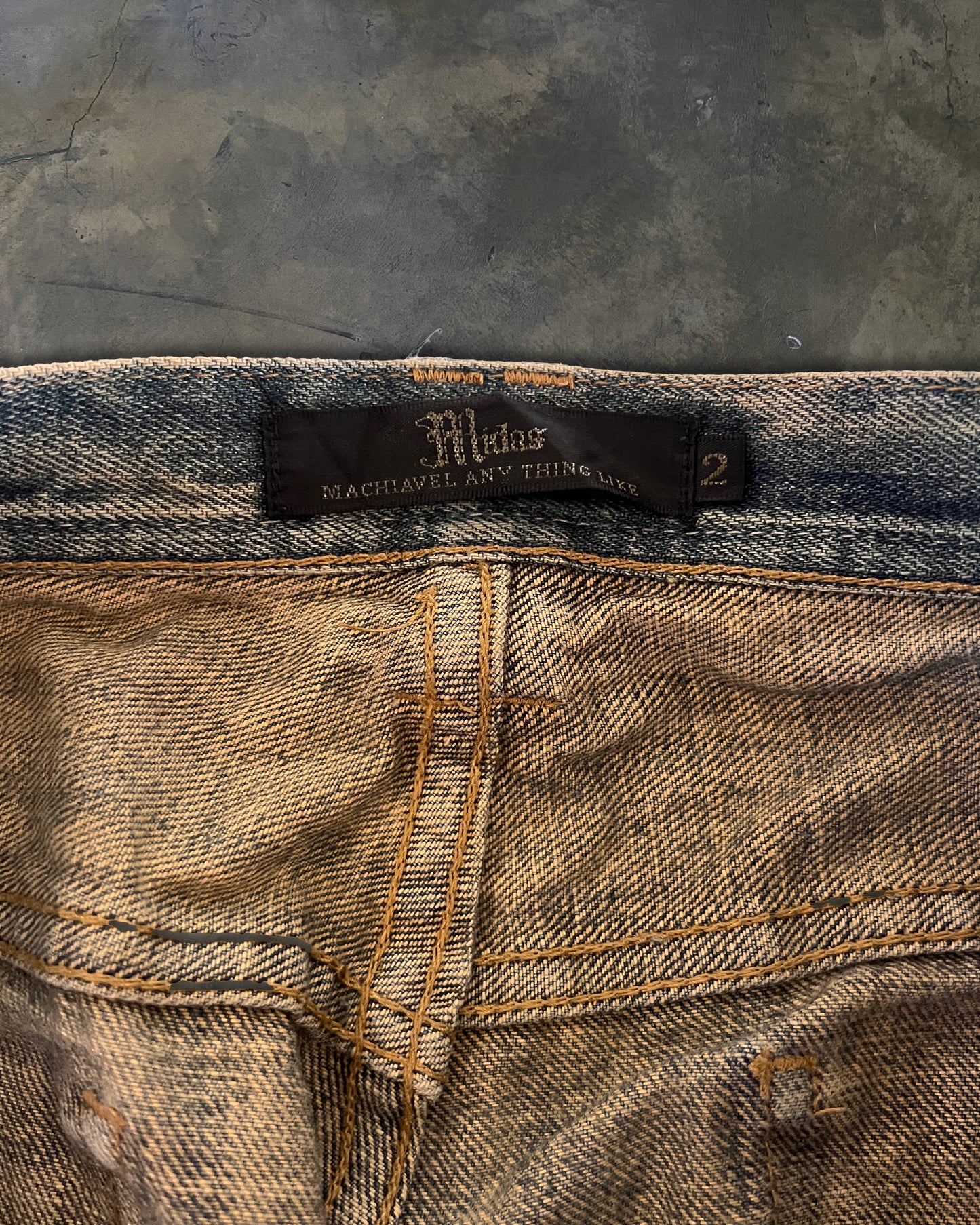 MIDAS HONEYCOMB SNAKE PRINT DENIM