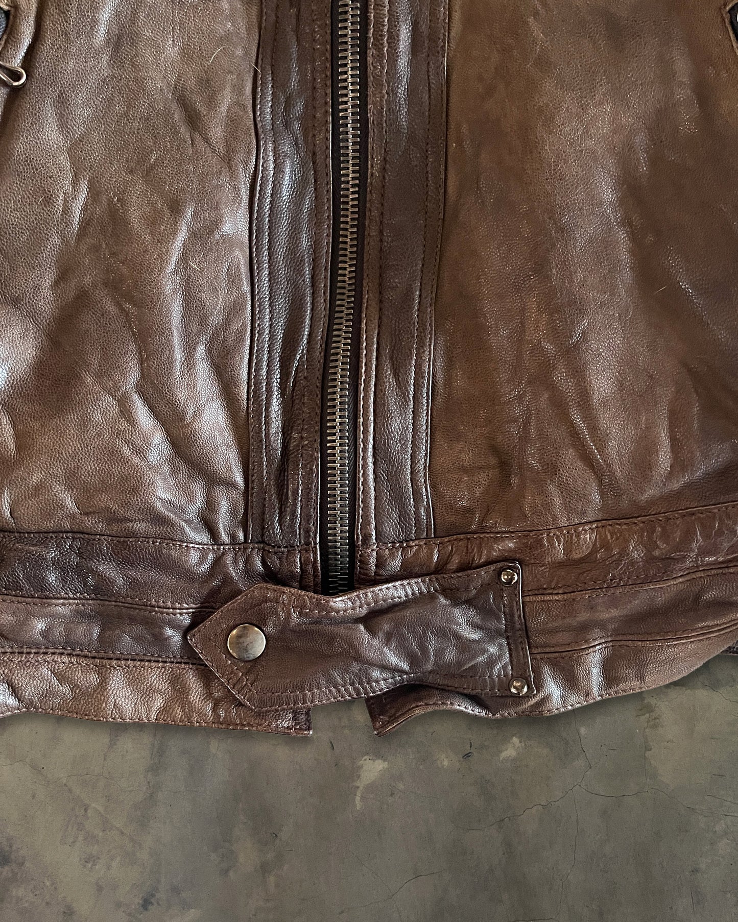 SHELLAC RABBIT FUR RIDERS JACKET