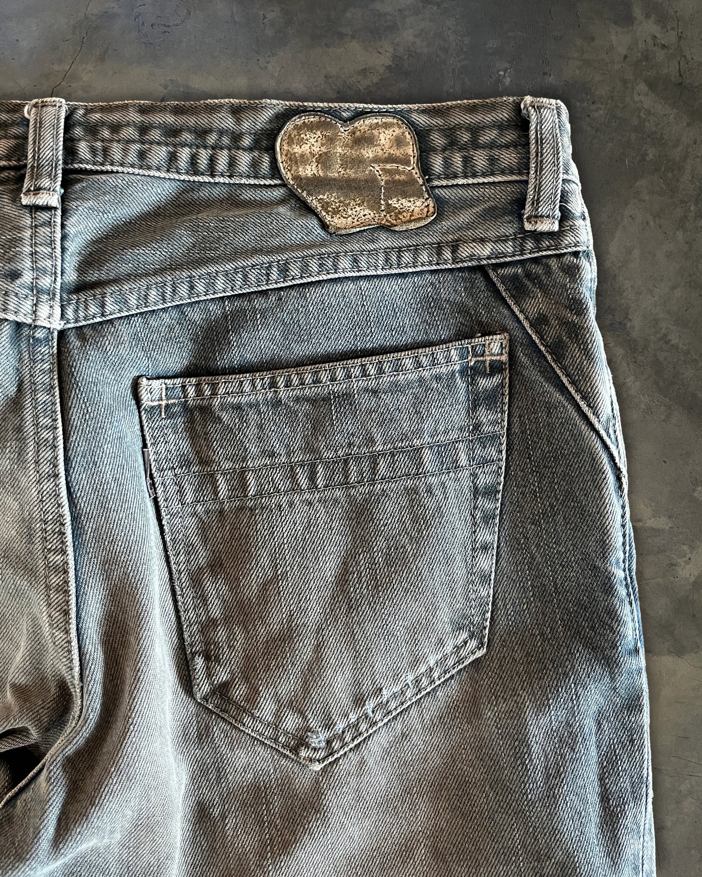 NUMBER (N)INE SS2007 "ABOUT A BOY" MUDWASH PAIN DENIM