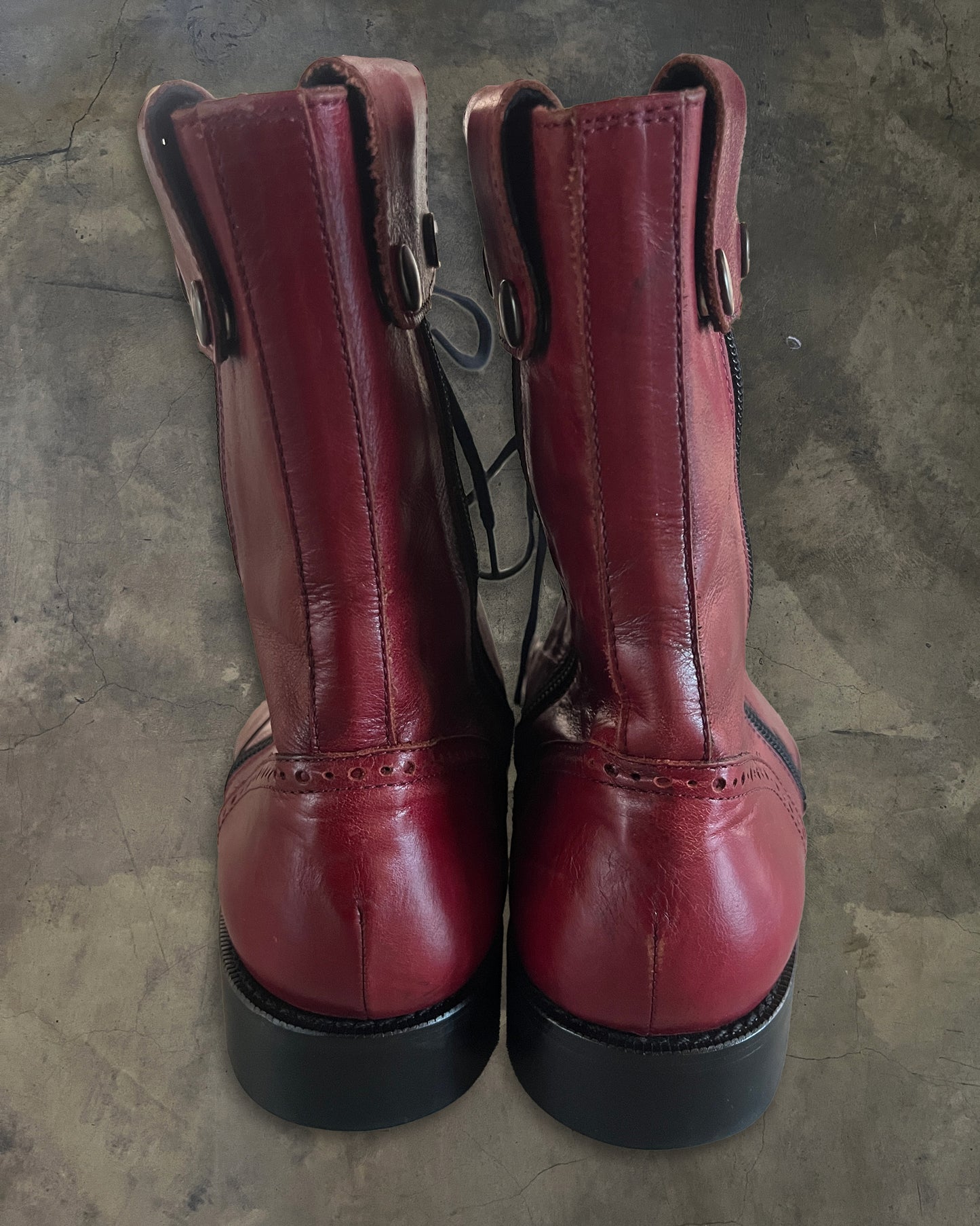 YOHJI YAMAMOTO AW2004 BROGUE MILITARY BOOT