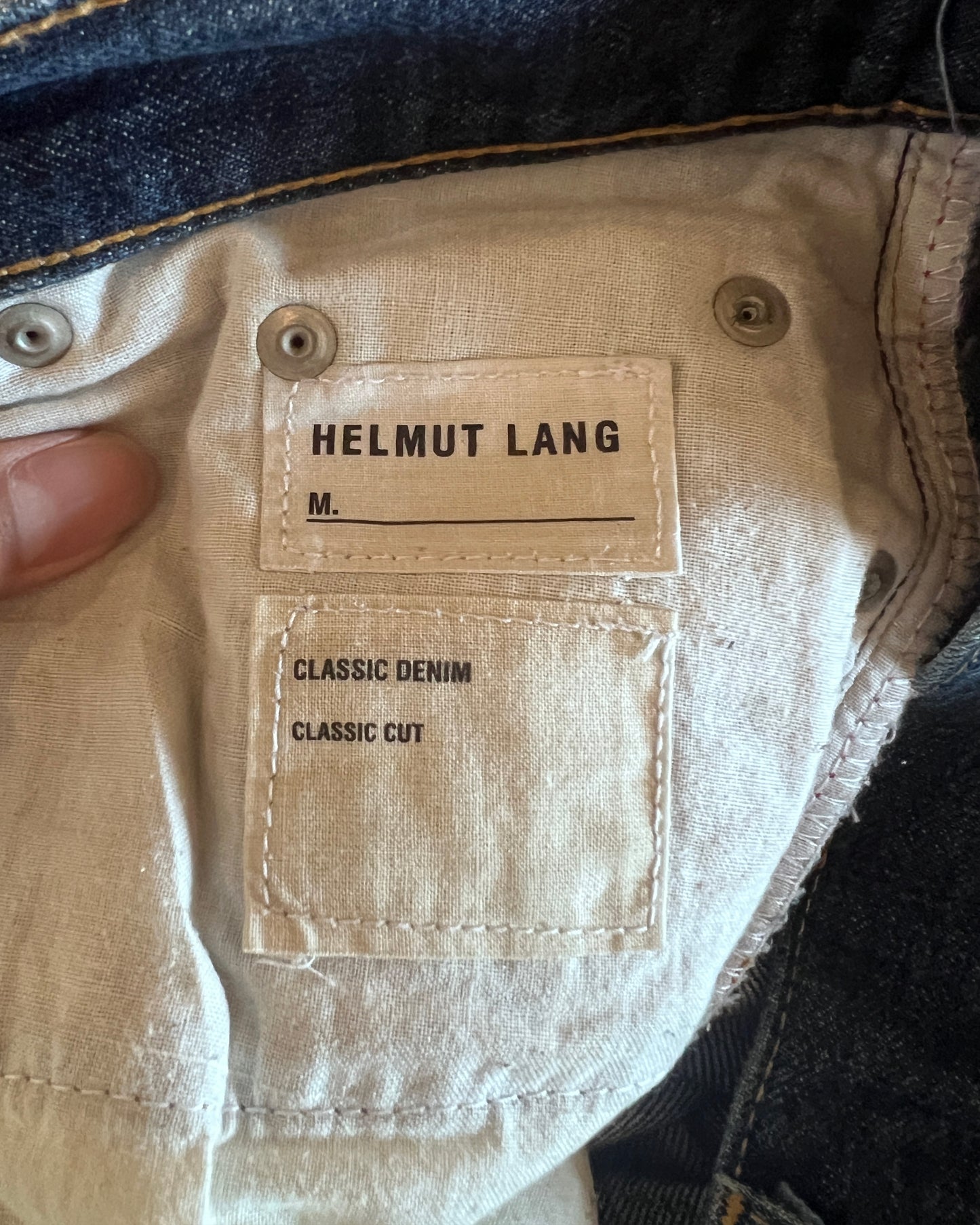 HELMUT LANG 1999 CLASSIC CUT DENIM